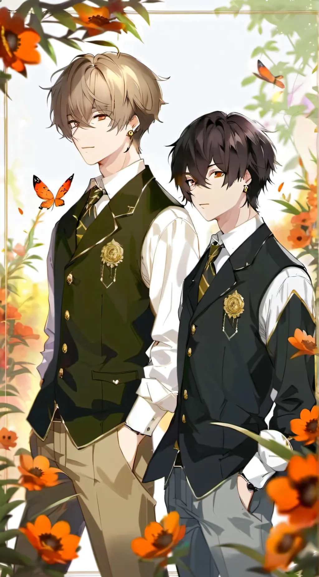 ai character:  Ash and sub background