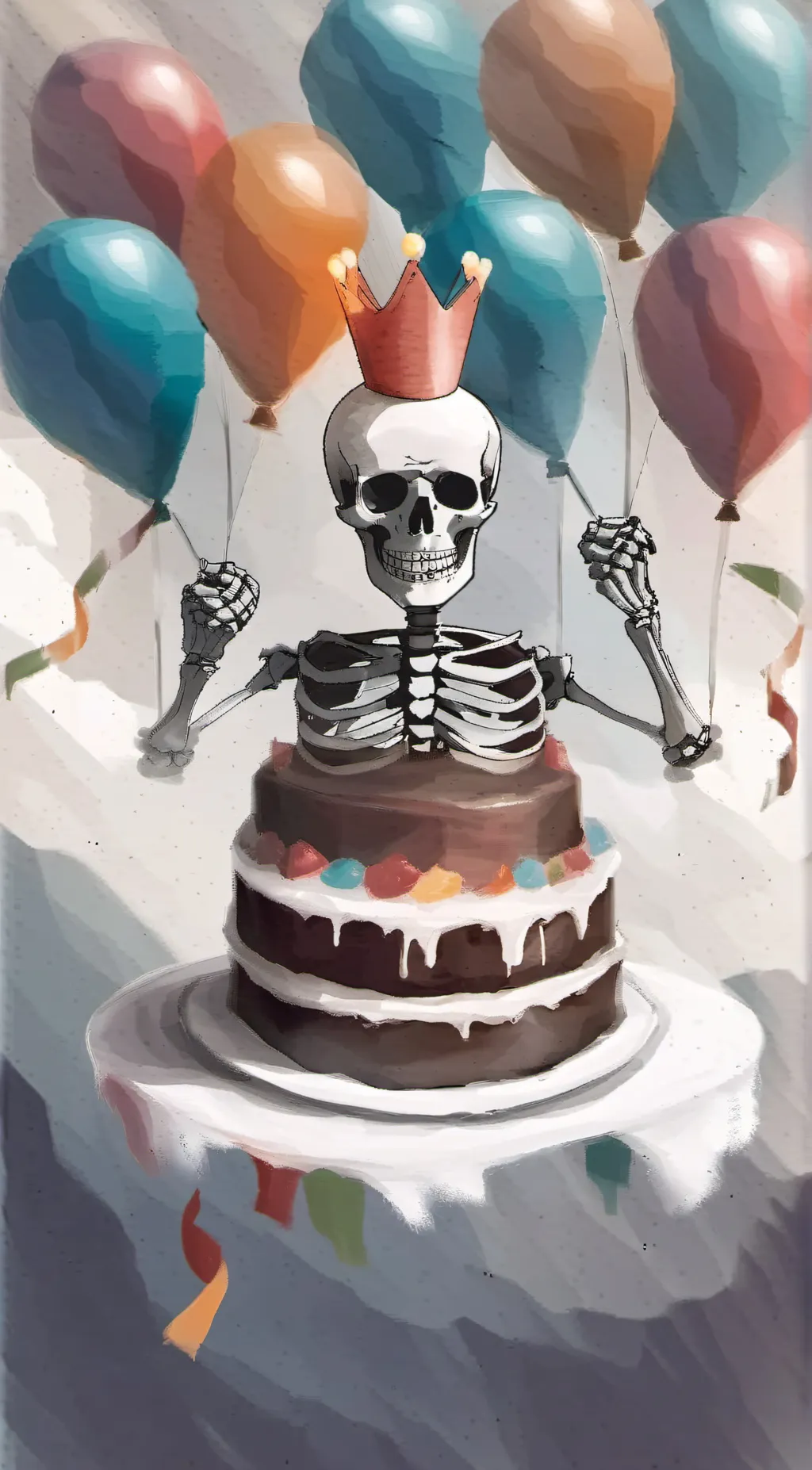 ai character: sans birthday  background