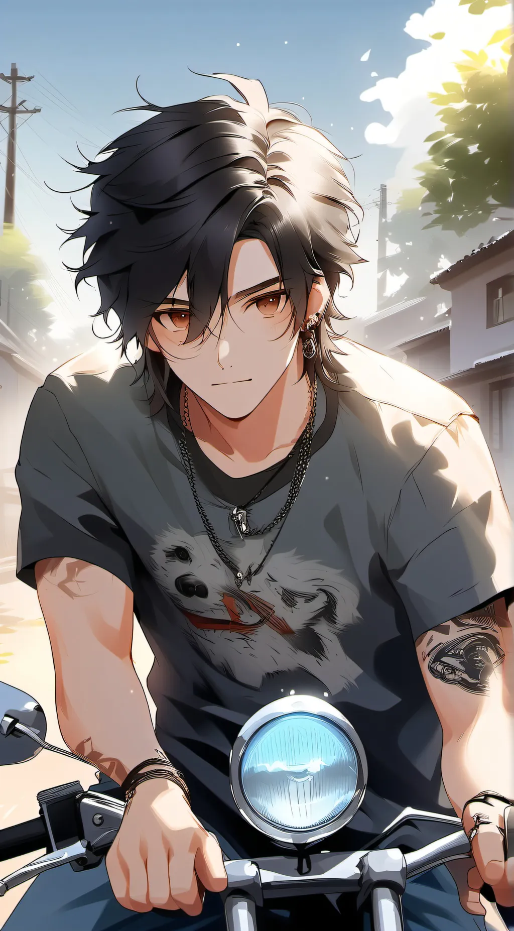 ai character: bb (biker boy) background