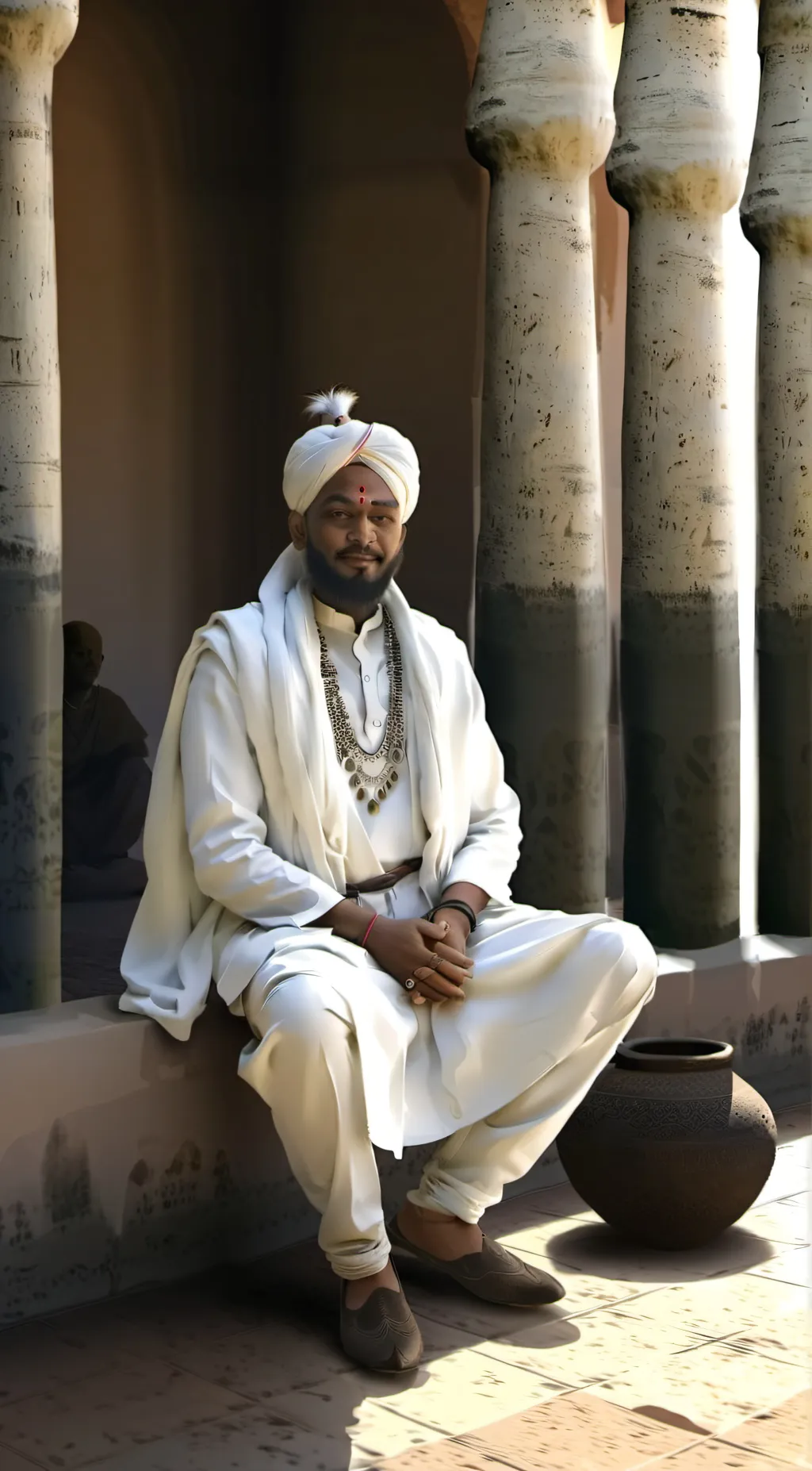 ai character: Guardi  background