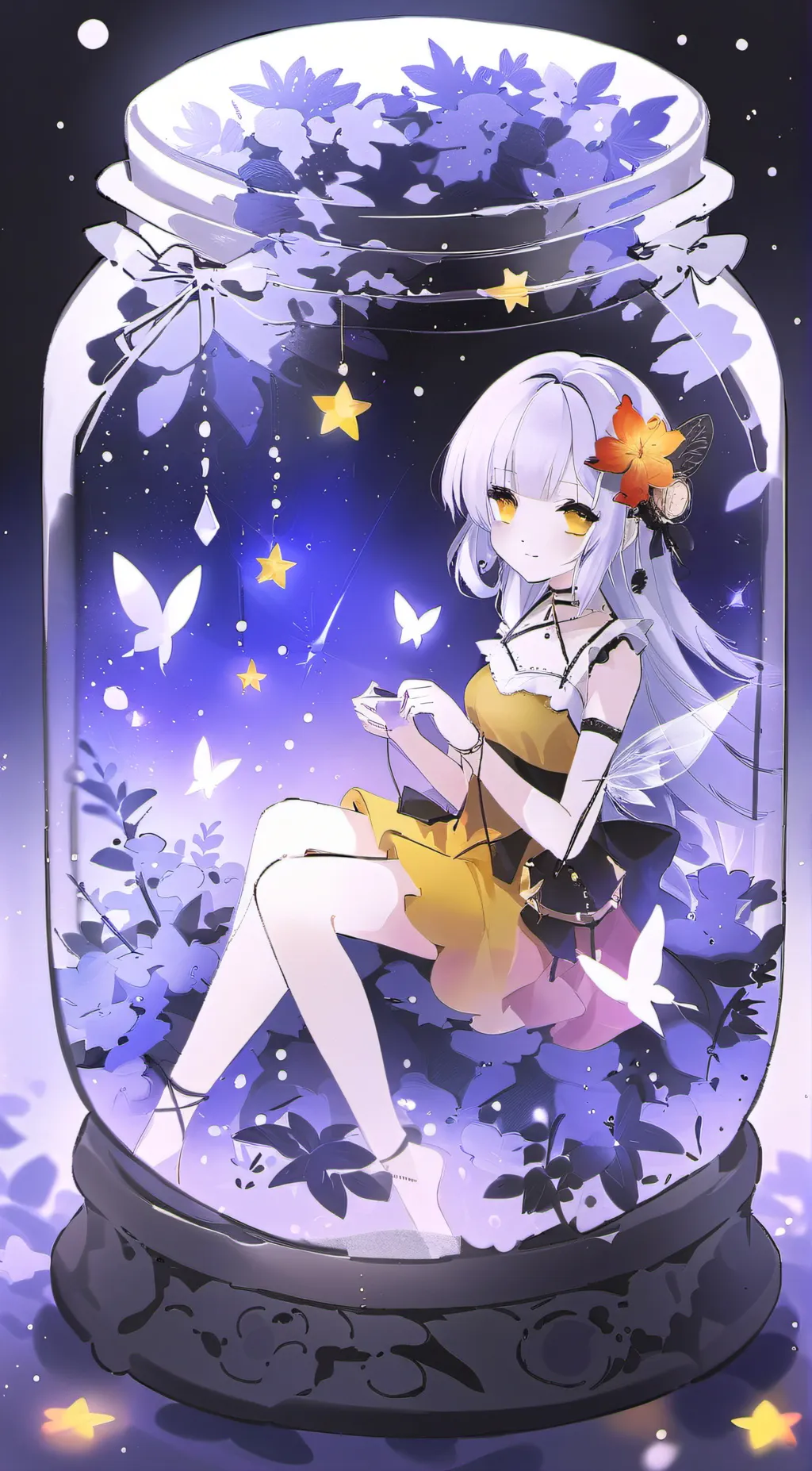 ai character: Bloom background