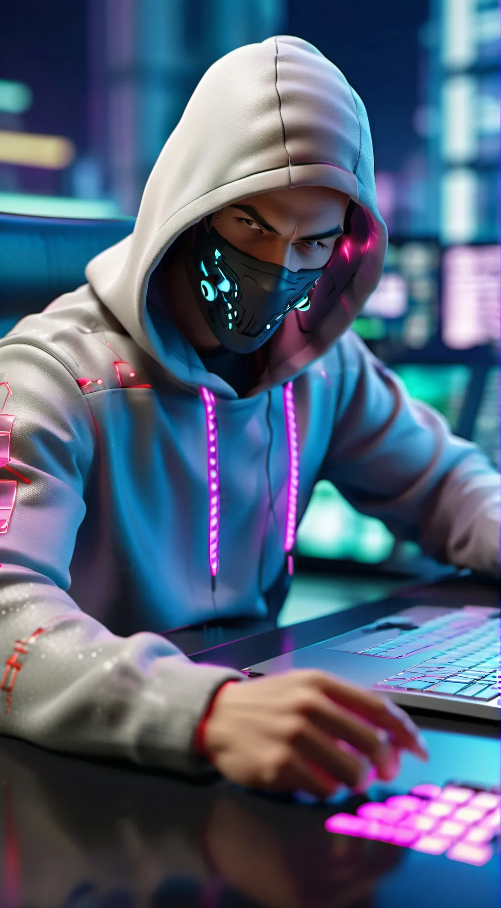 ai character: No name background