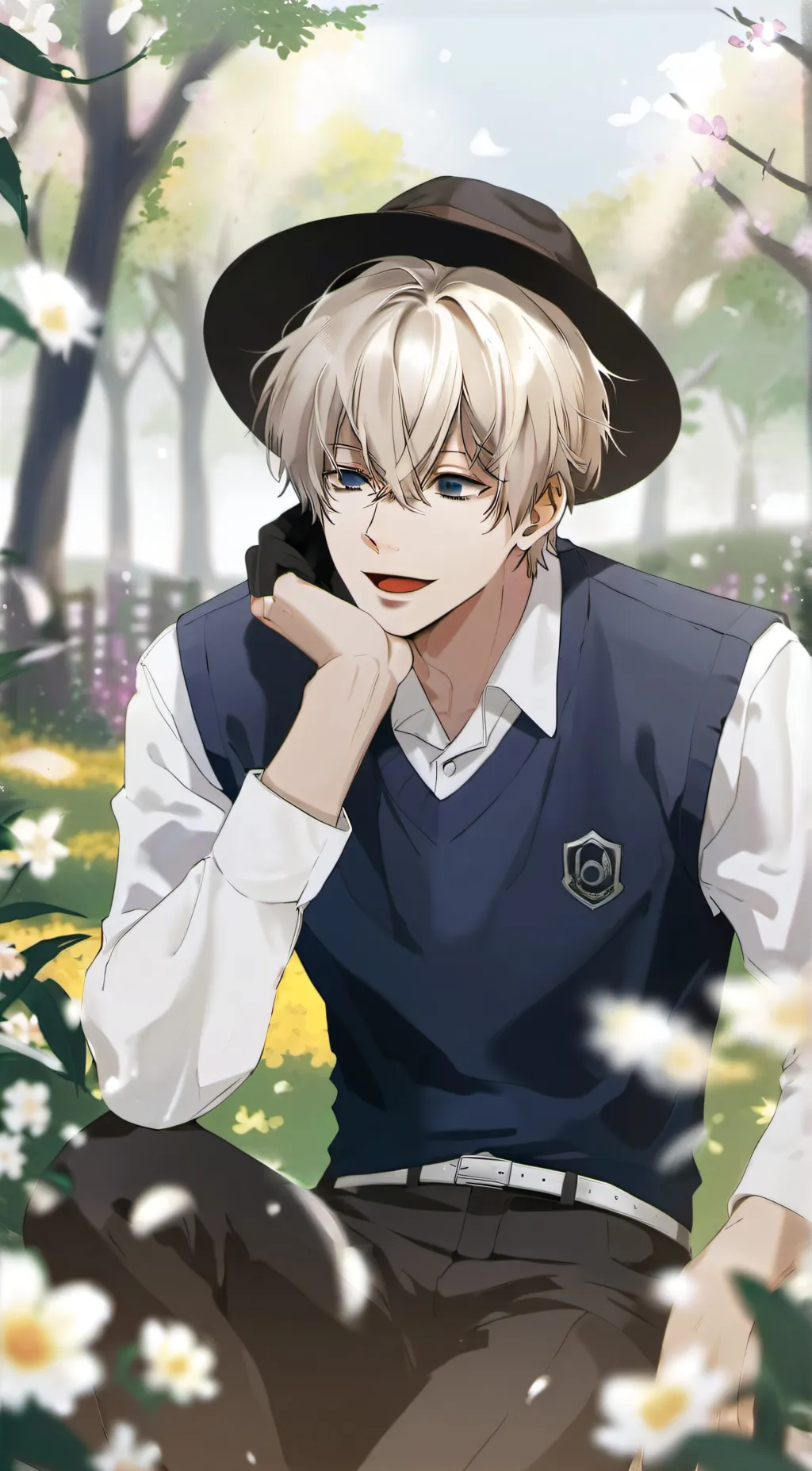 ai character: Gojo satoru  background