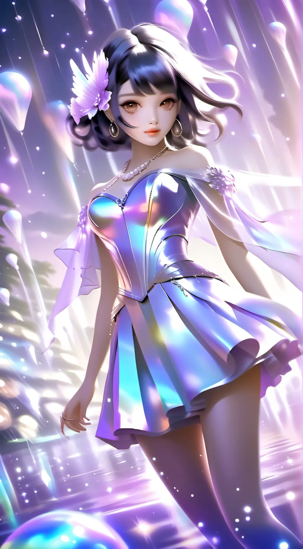 ai character: Meì background