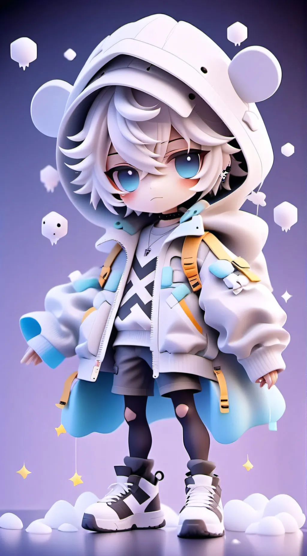 ai character: KP!  background