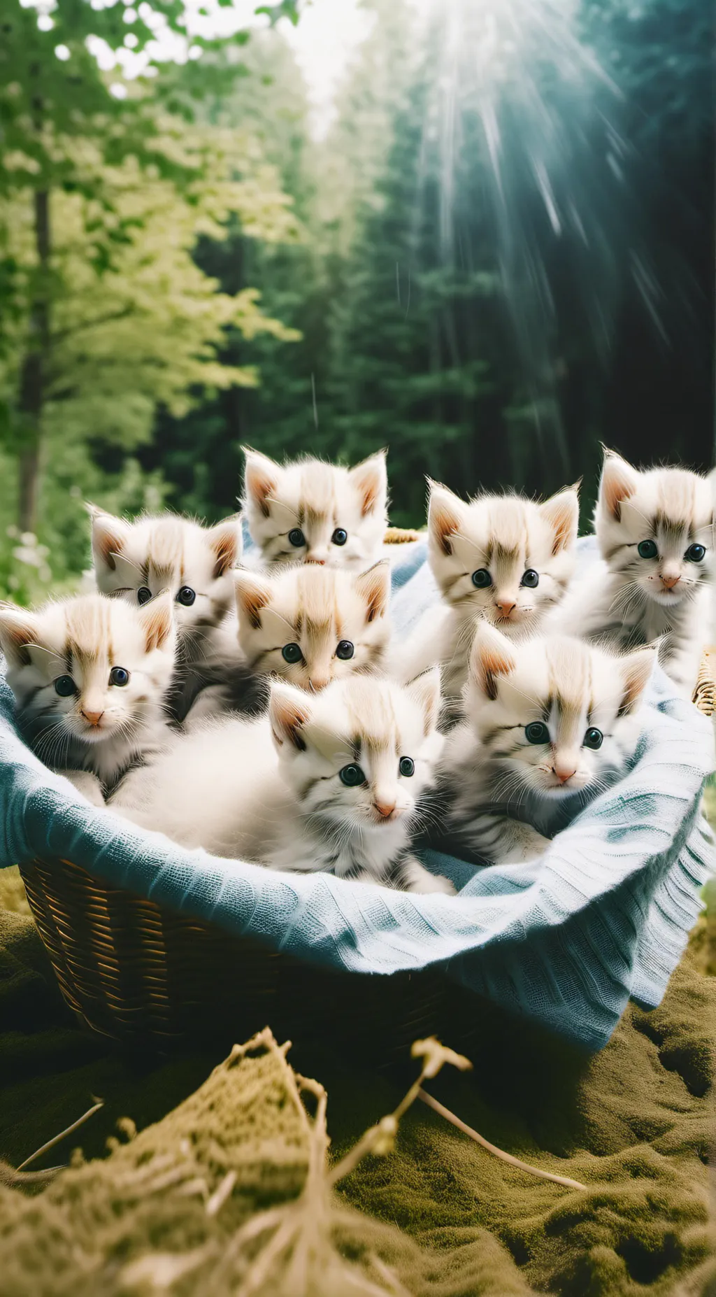 ai character: Dying kittens background