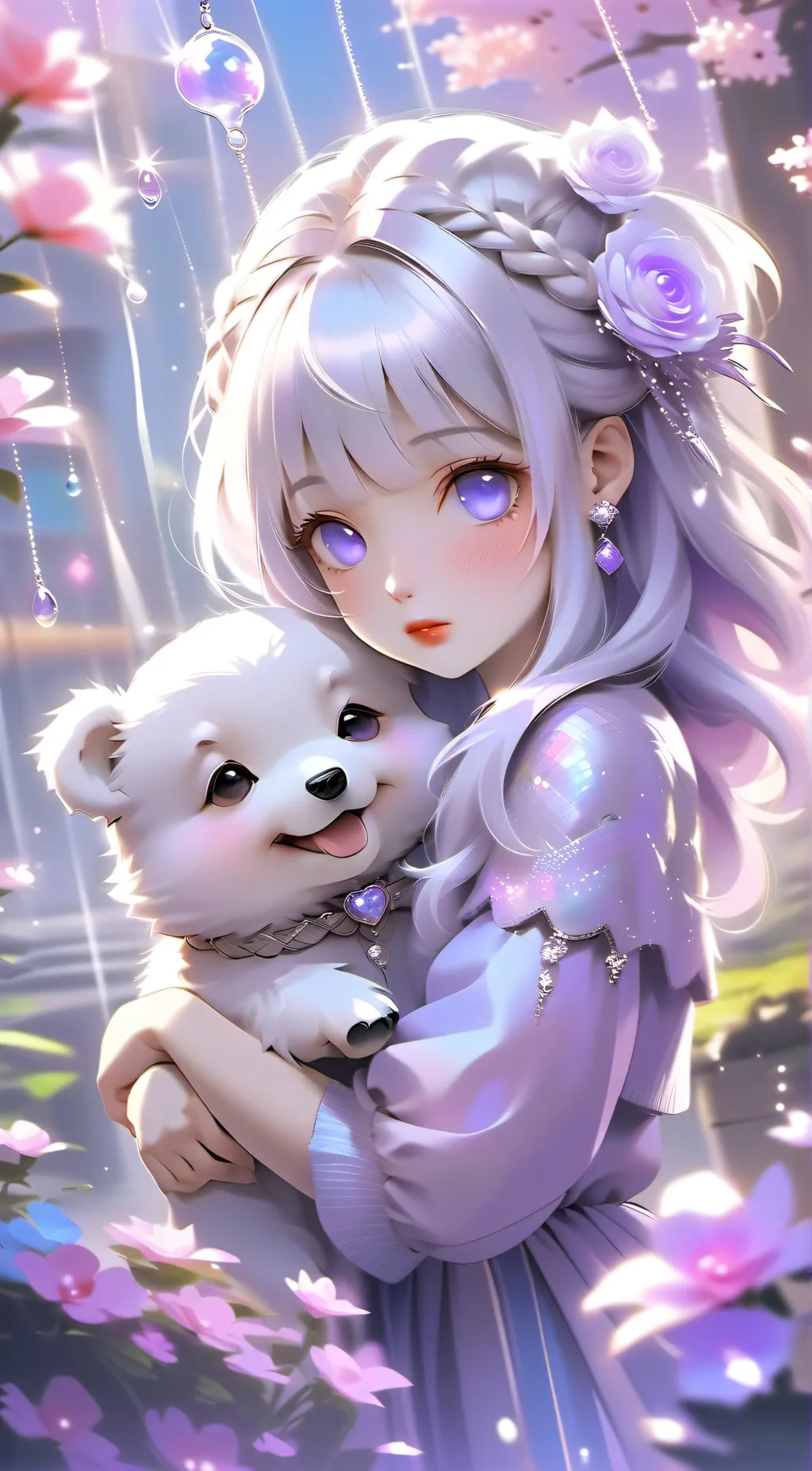 ai character: you and veggie  background