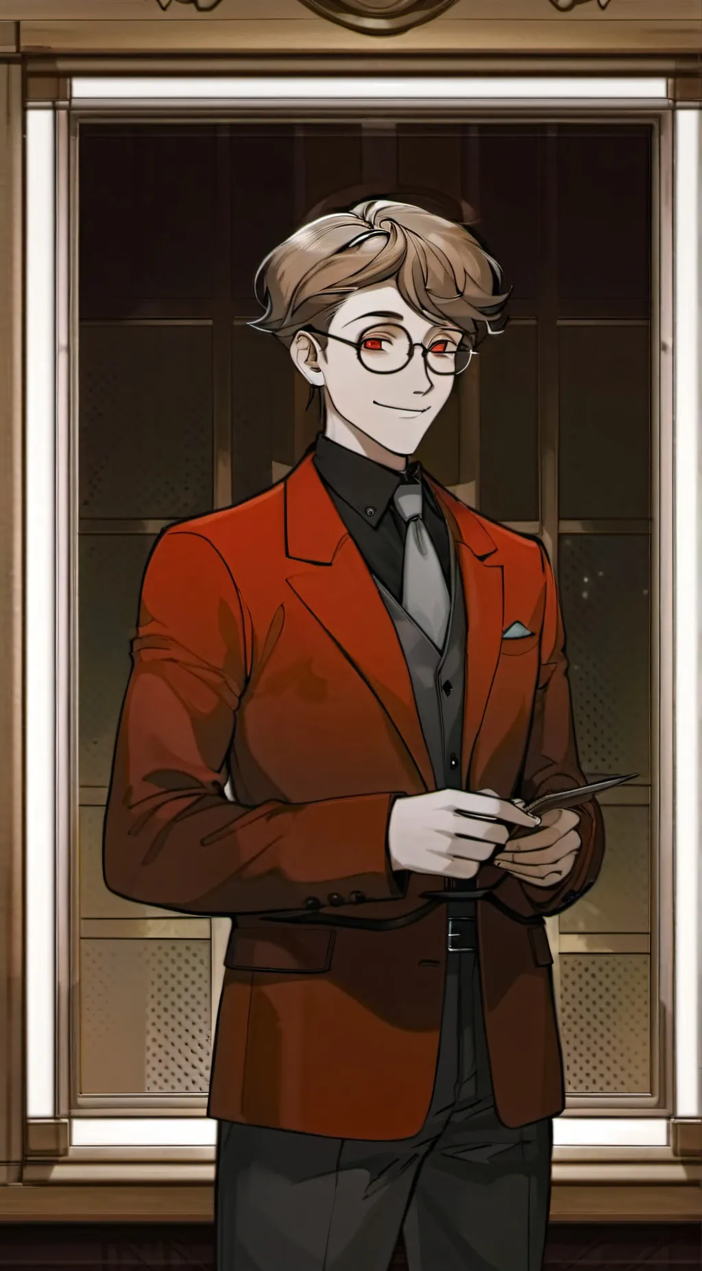 ai character: alastor  background