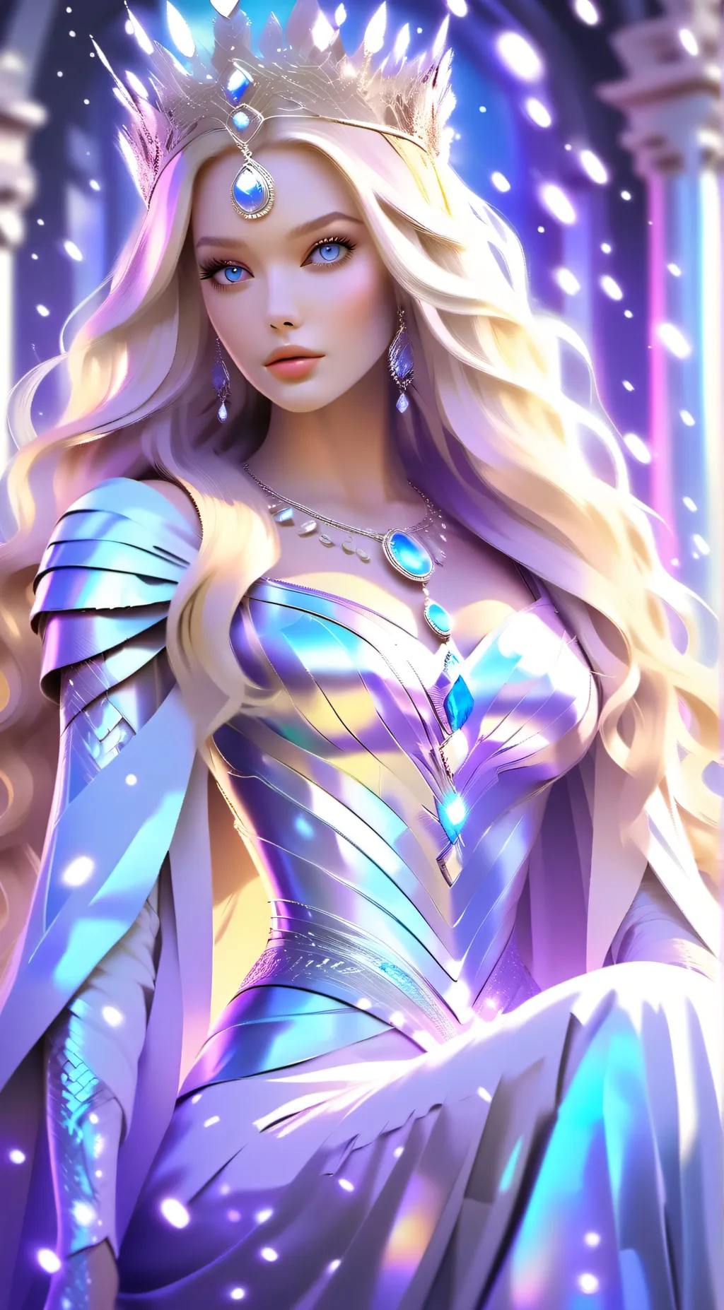 ai character: pearl background