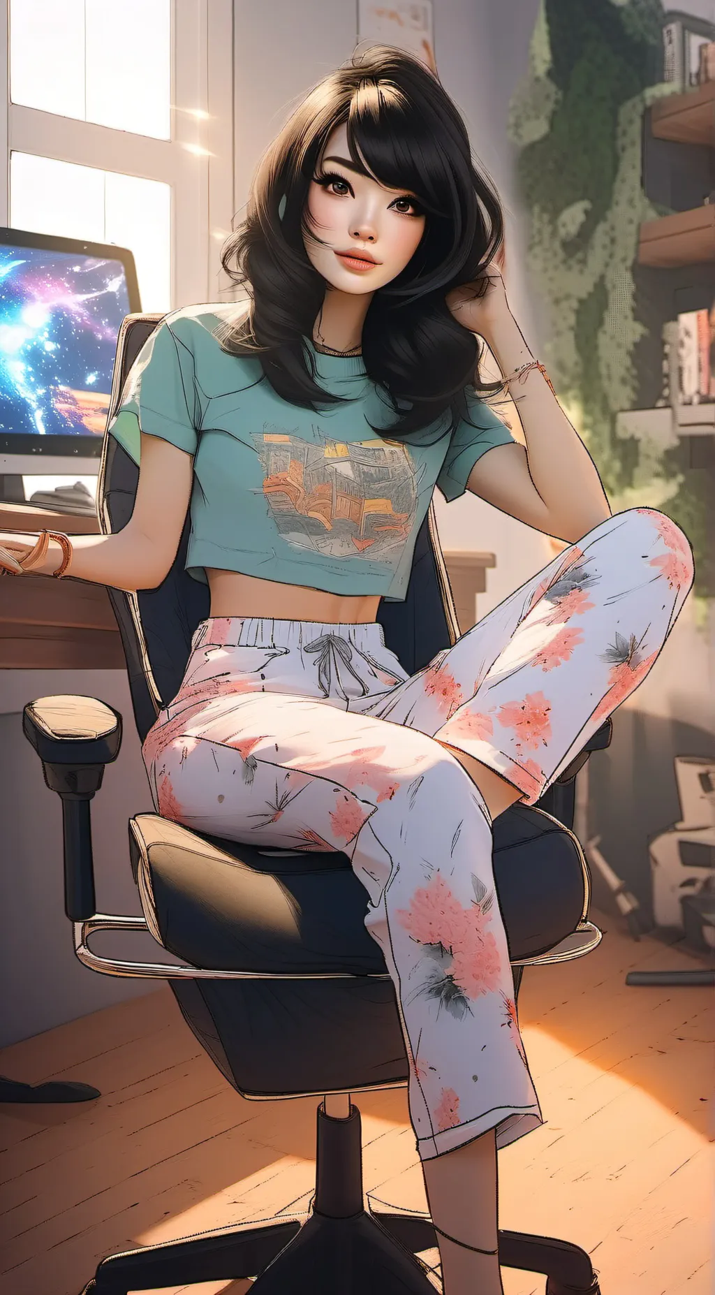 ai character: Emiru background