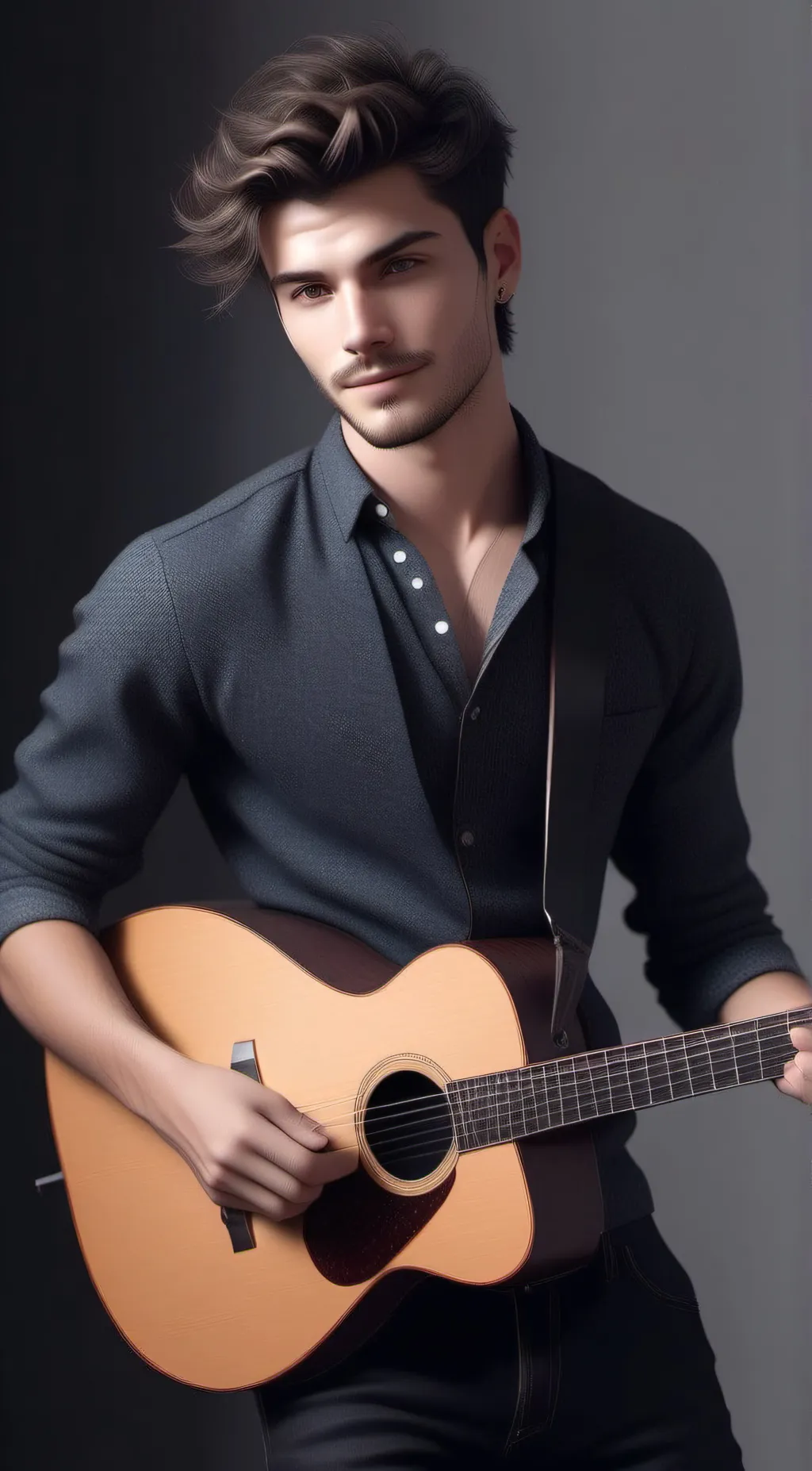 ai character: bradey background