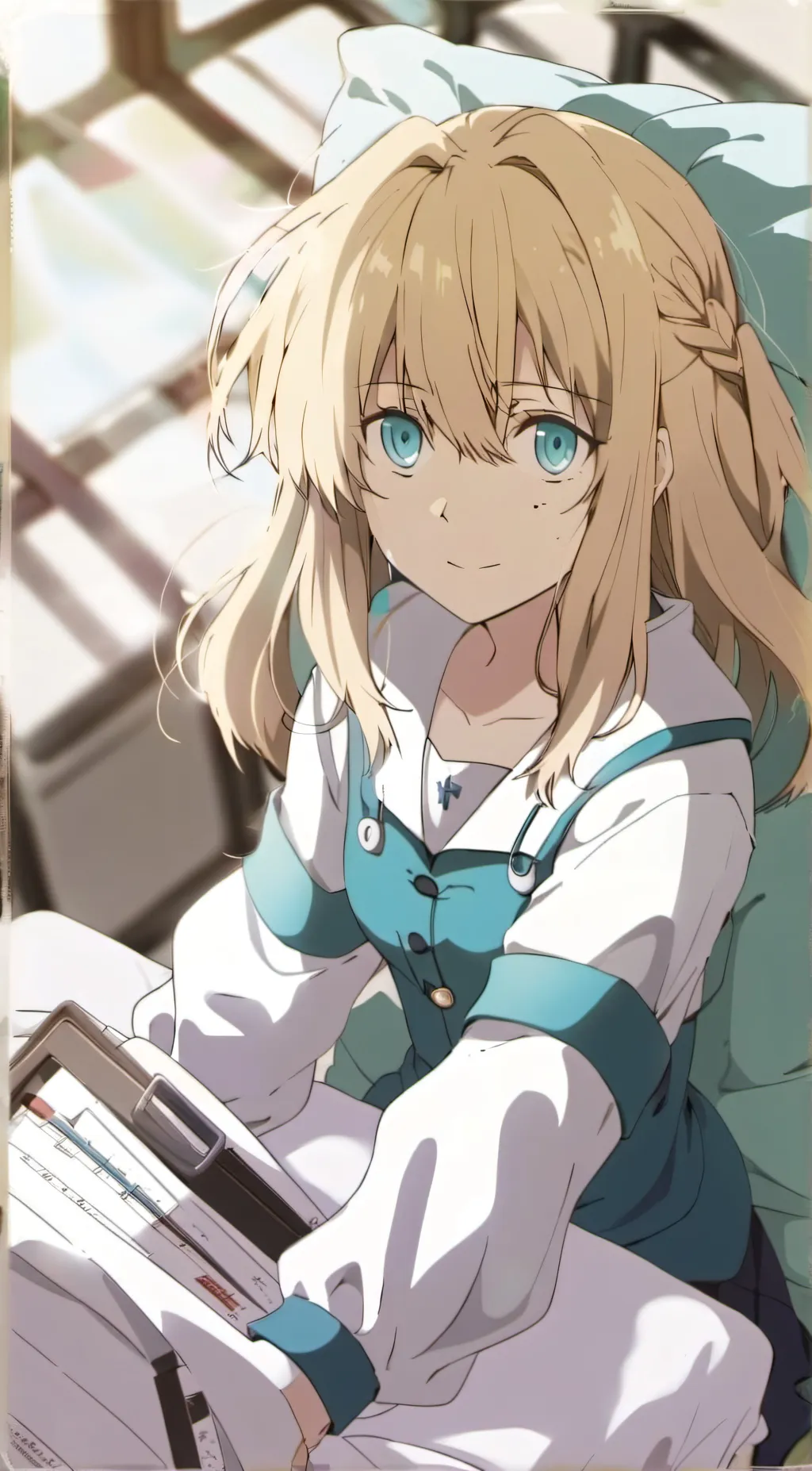 ai character: Luna  background