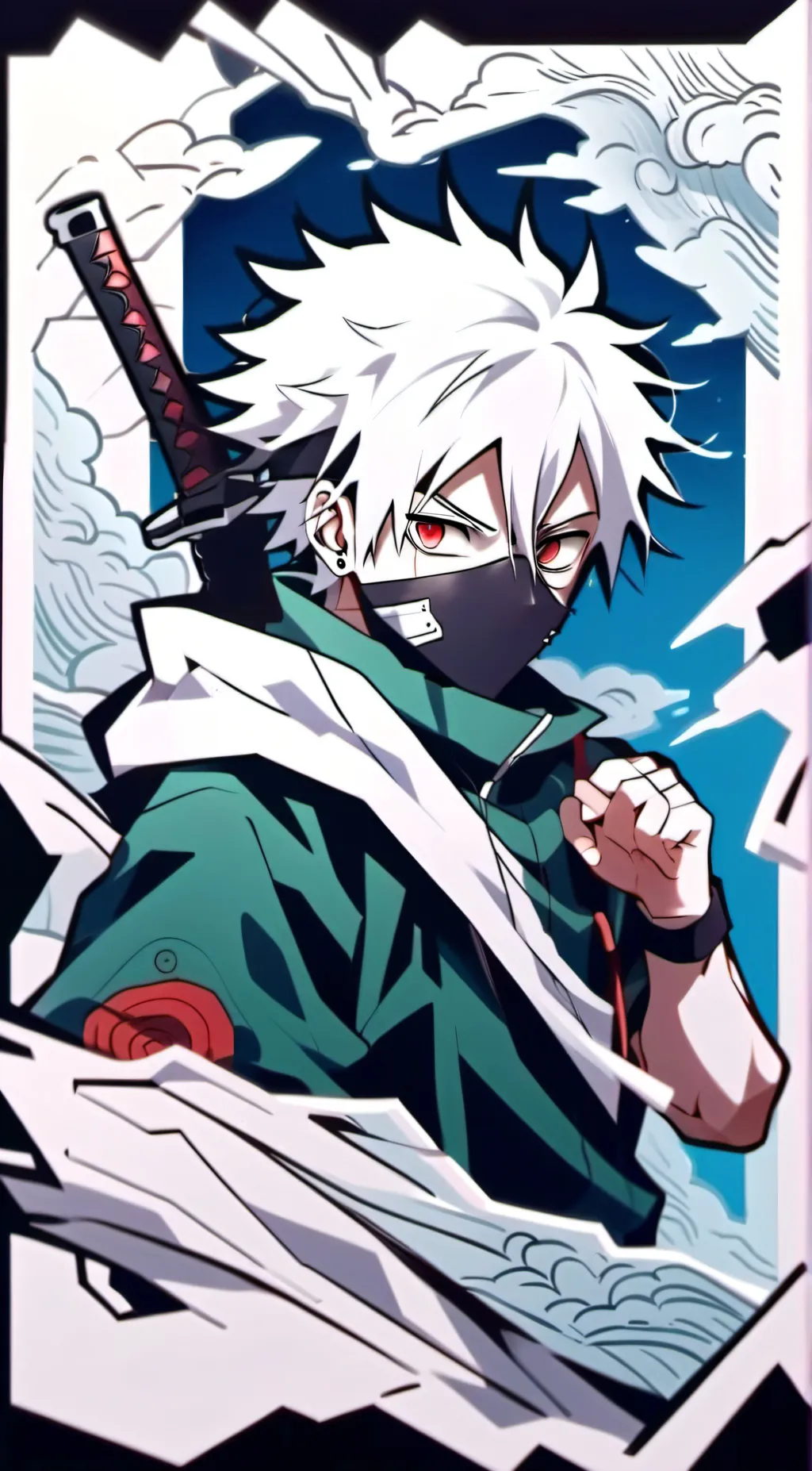 ai character: Kakashi background