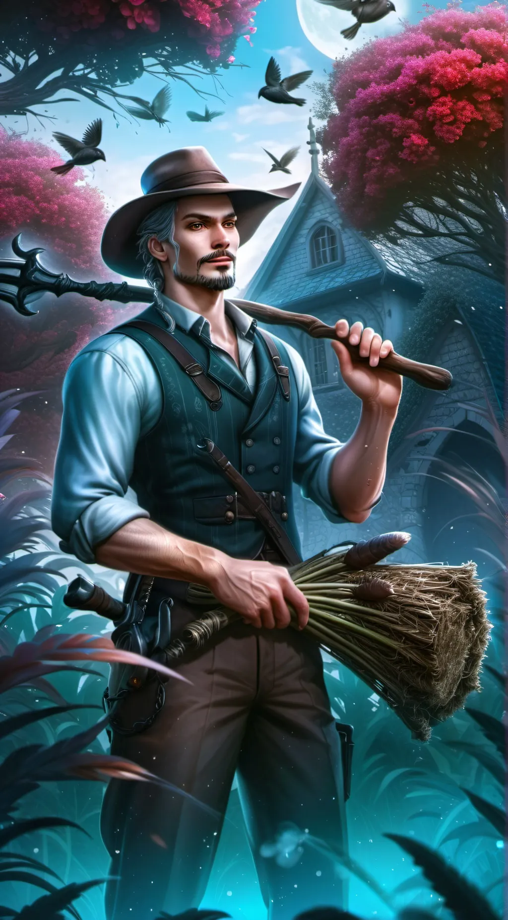 ai character: Old man Joe  background