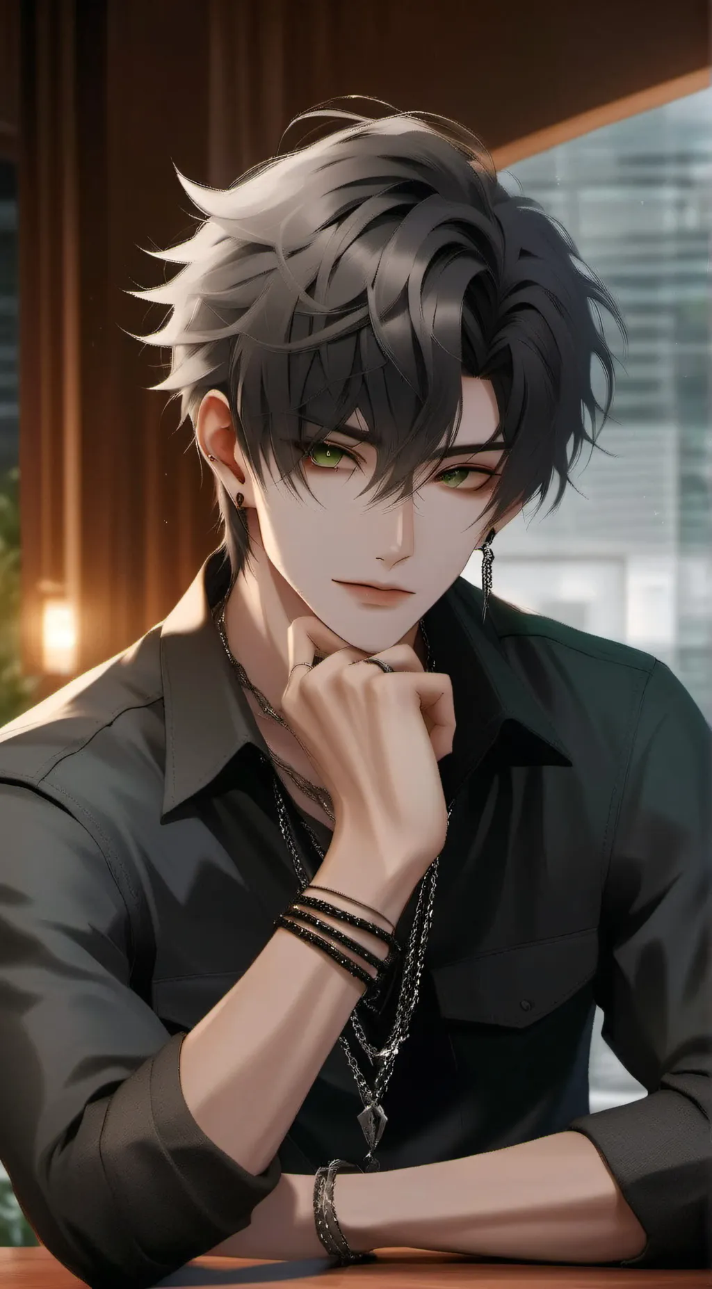 ai character: Tokyo background