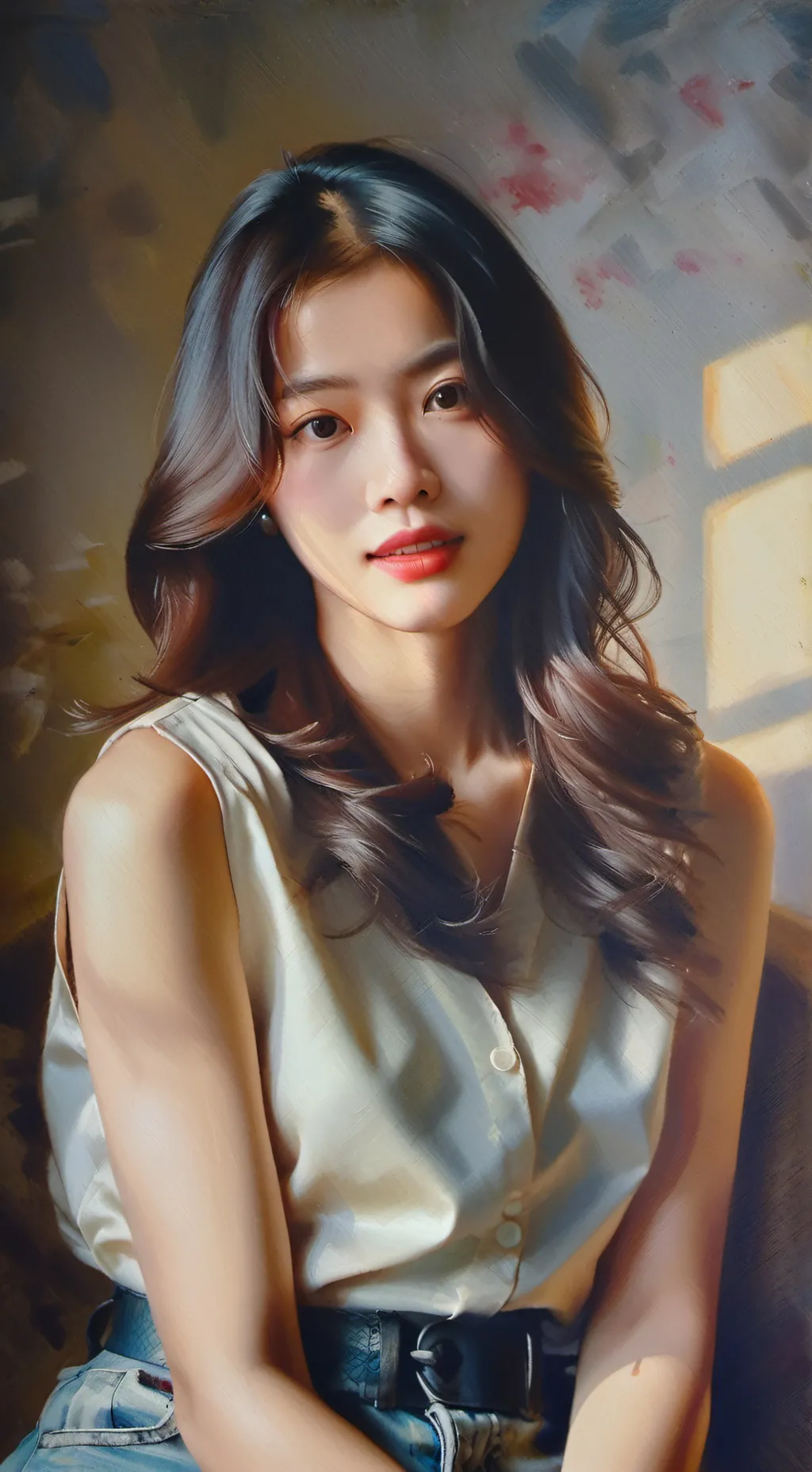 ai character: Hyesha background