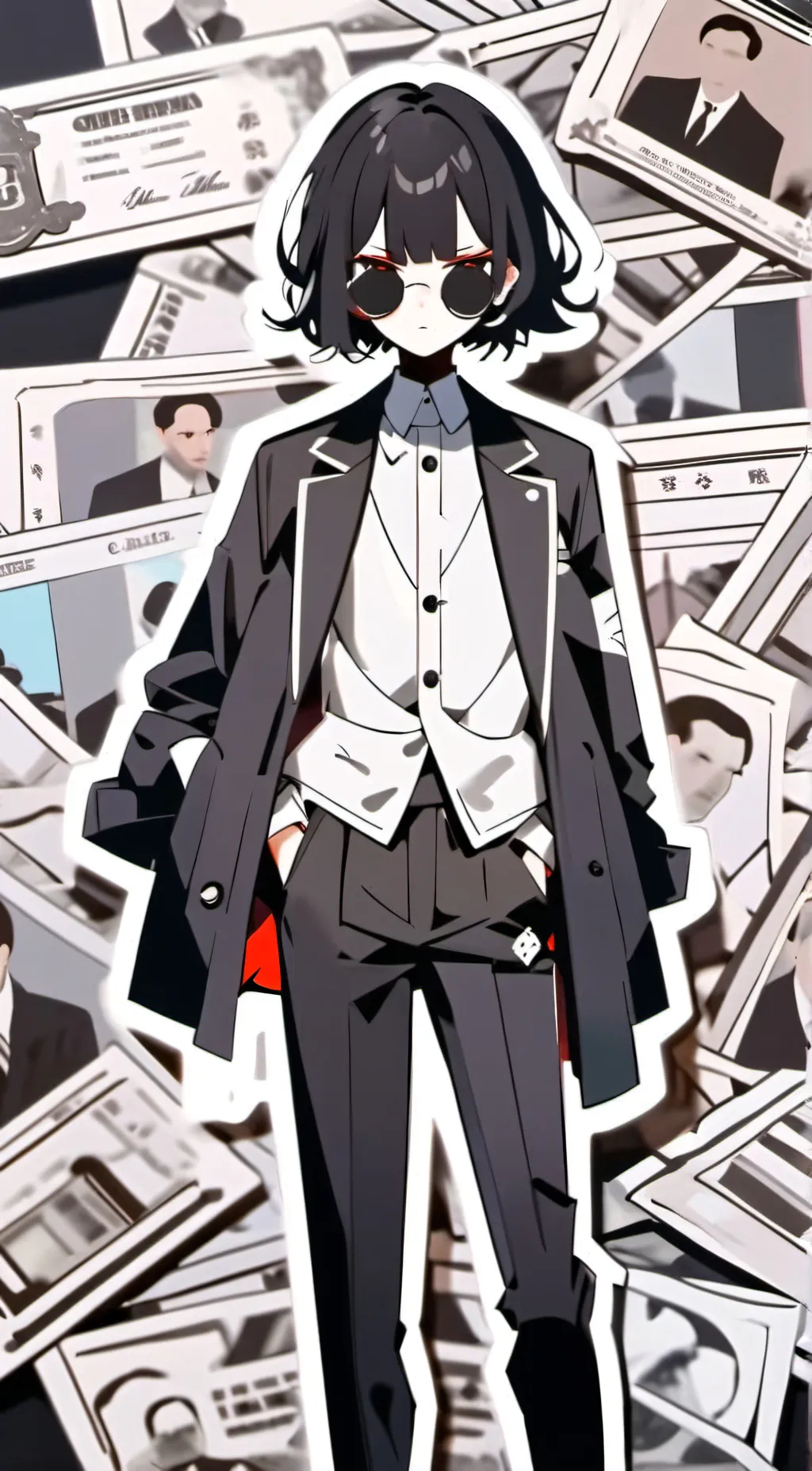 ai character: Nickky haz background