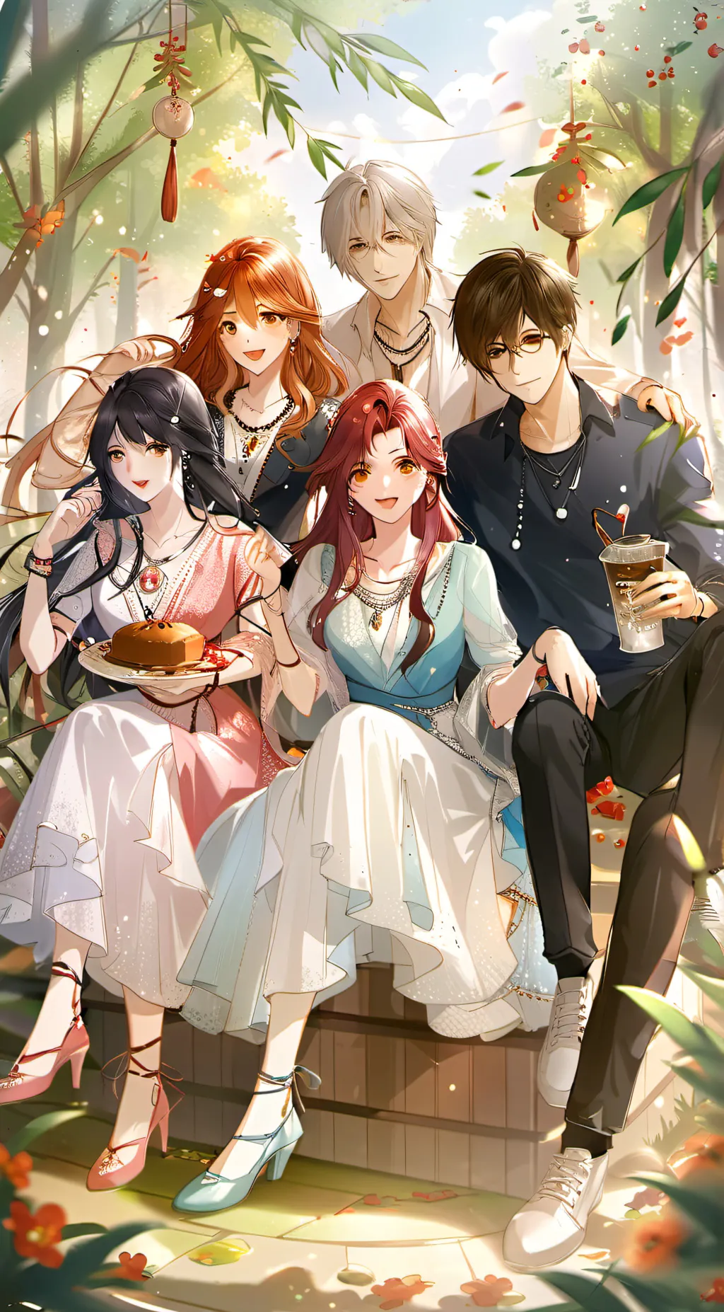 ai character: Friend group background