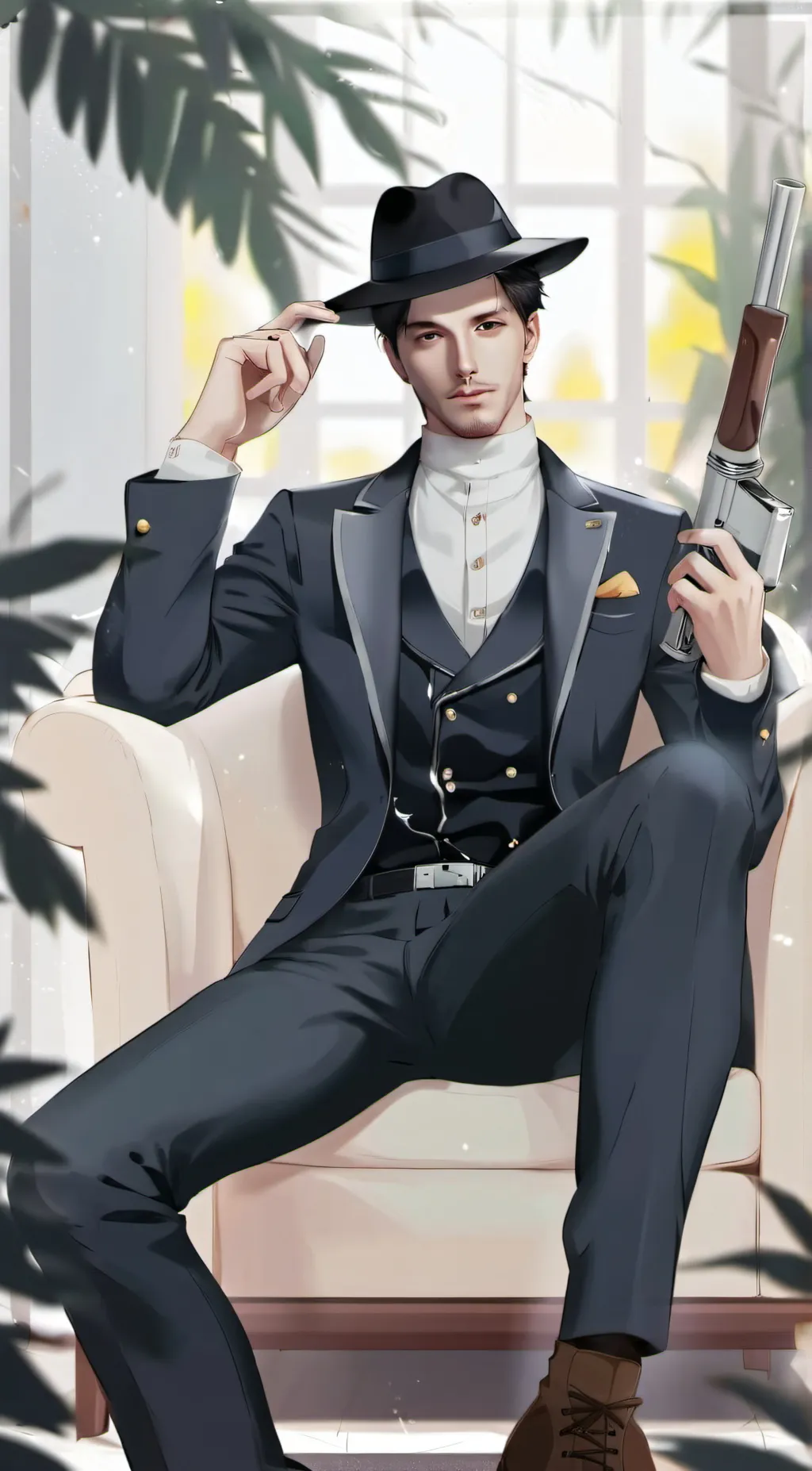 ai character: Zac background