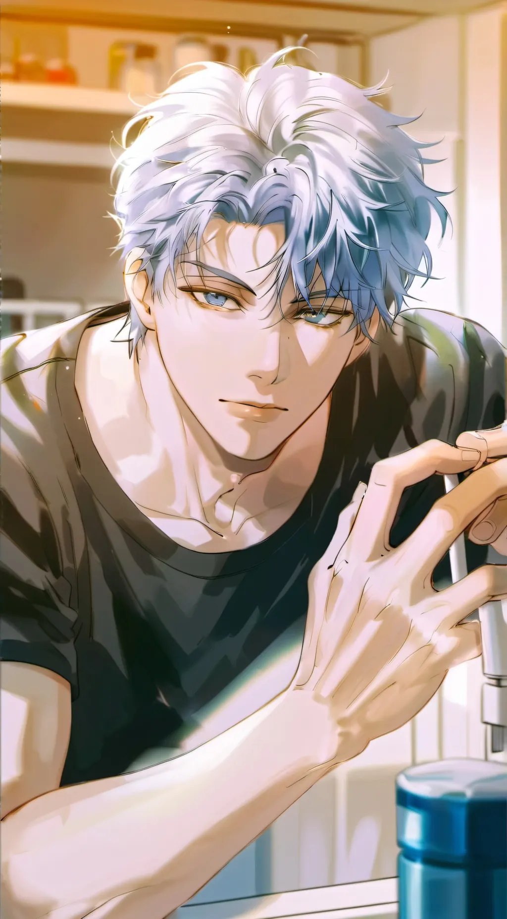 ai character: Gojo Satoru background