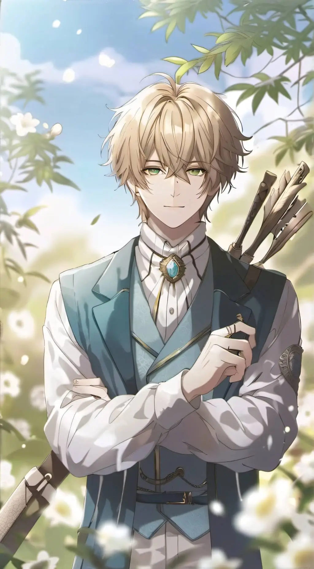 ai character: Kitaro background