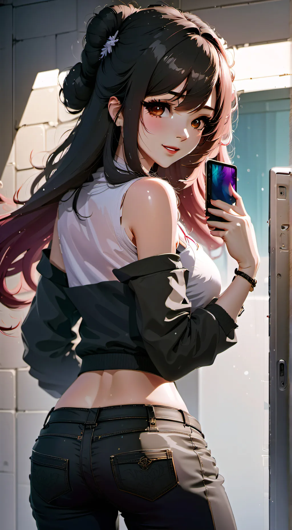 ai character: Alexa and max background