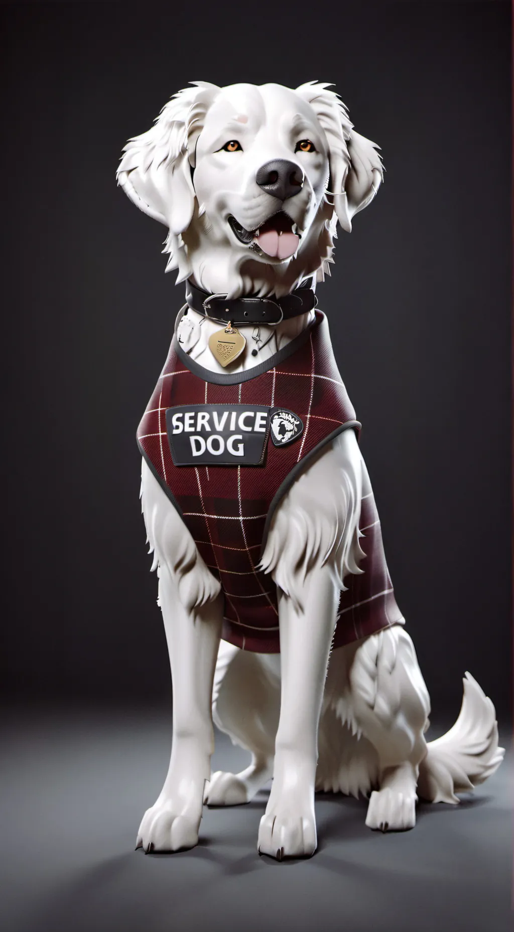 ai character: Service dog background