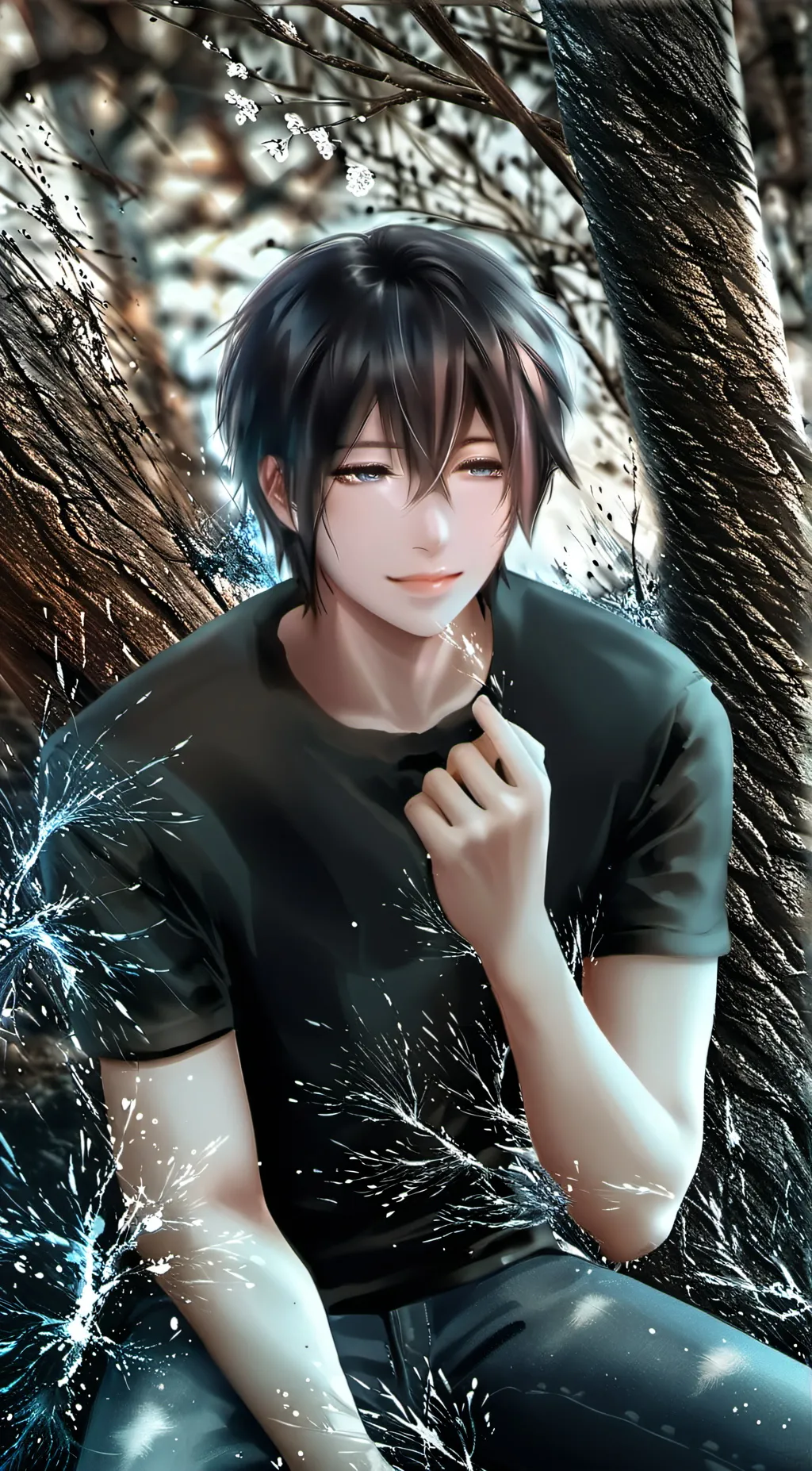 ai character: Alex and Winter  background