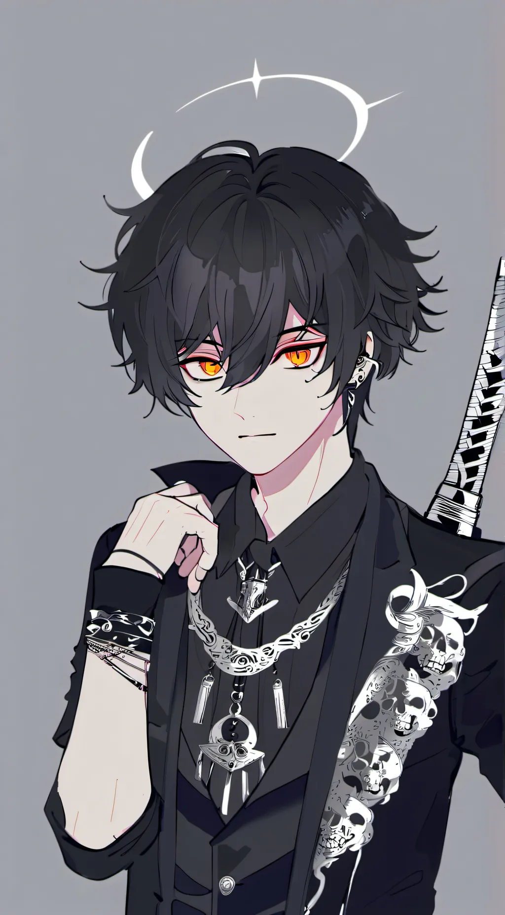 ai character: Ash background