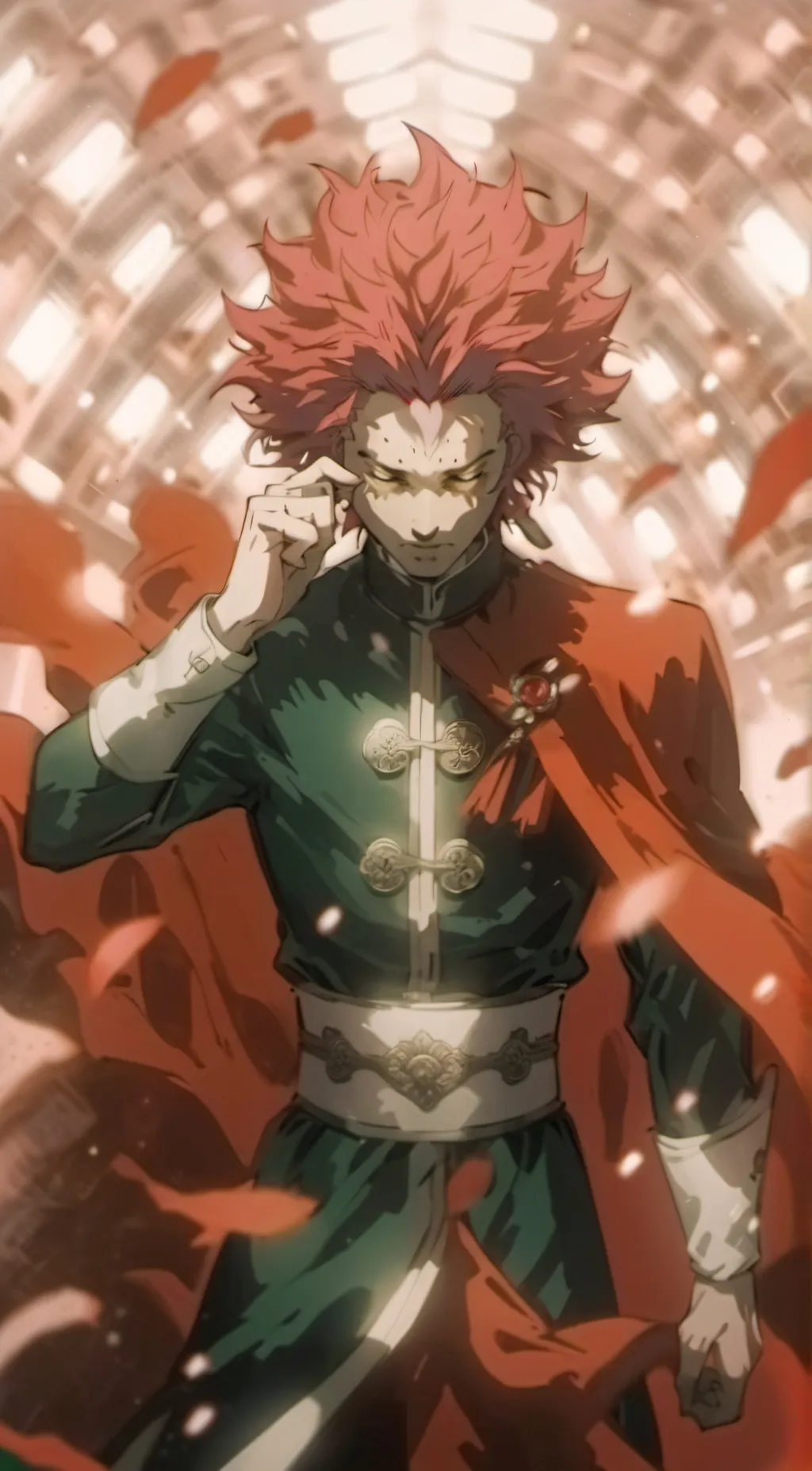 ai character: KiriDeku background