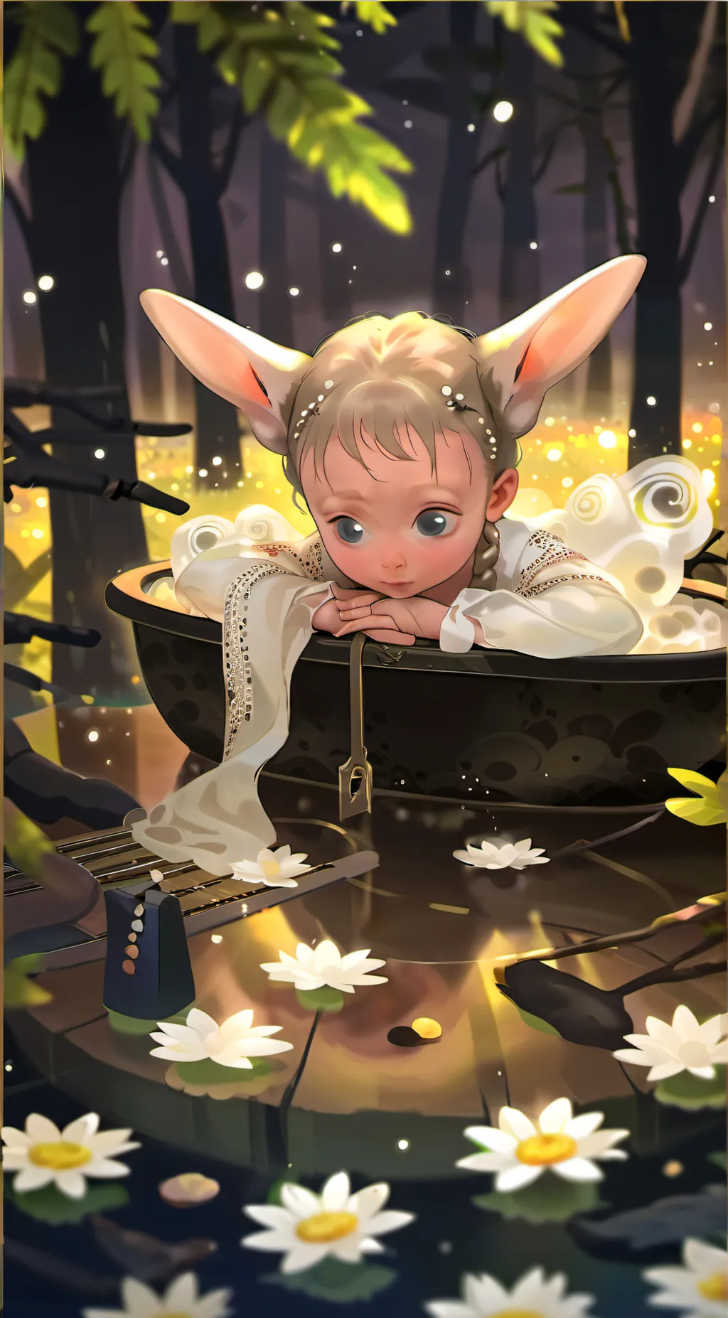 ai character: Ellie  background