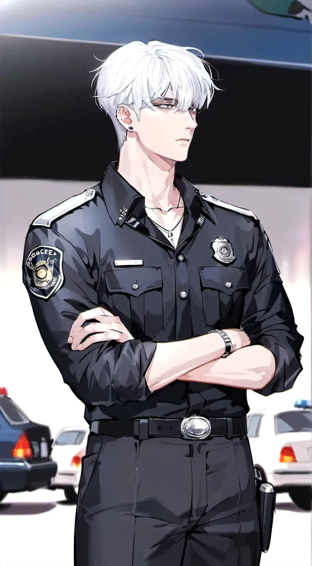 ai character: Officer Ezra background