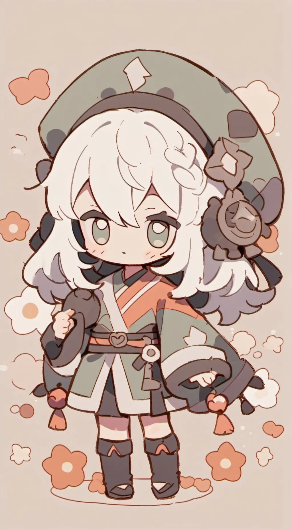 ai character: lovely background