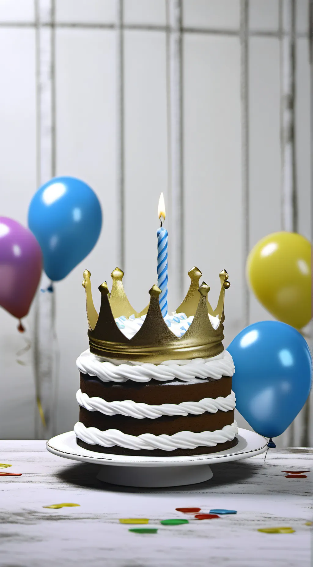 ai character: Happy bday talkier background