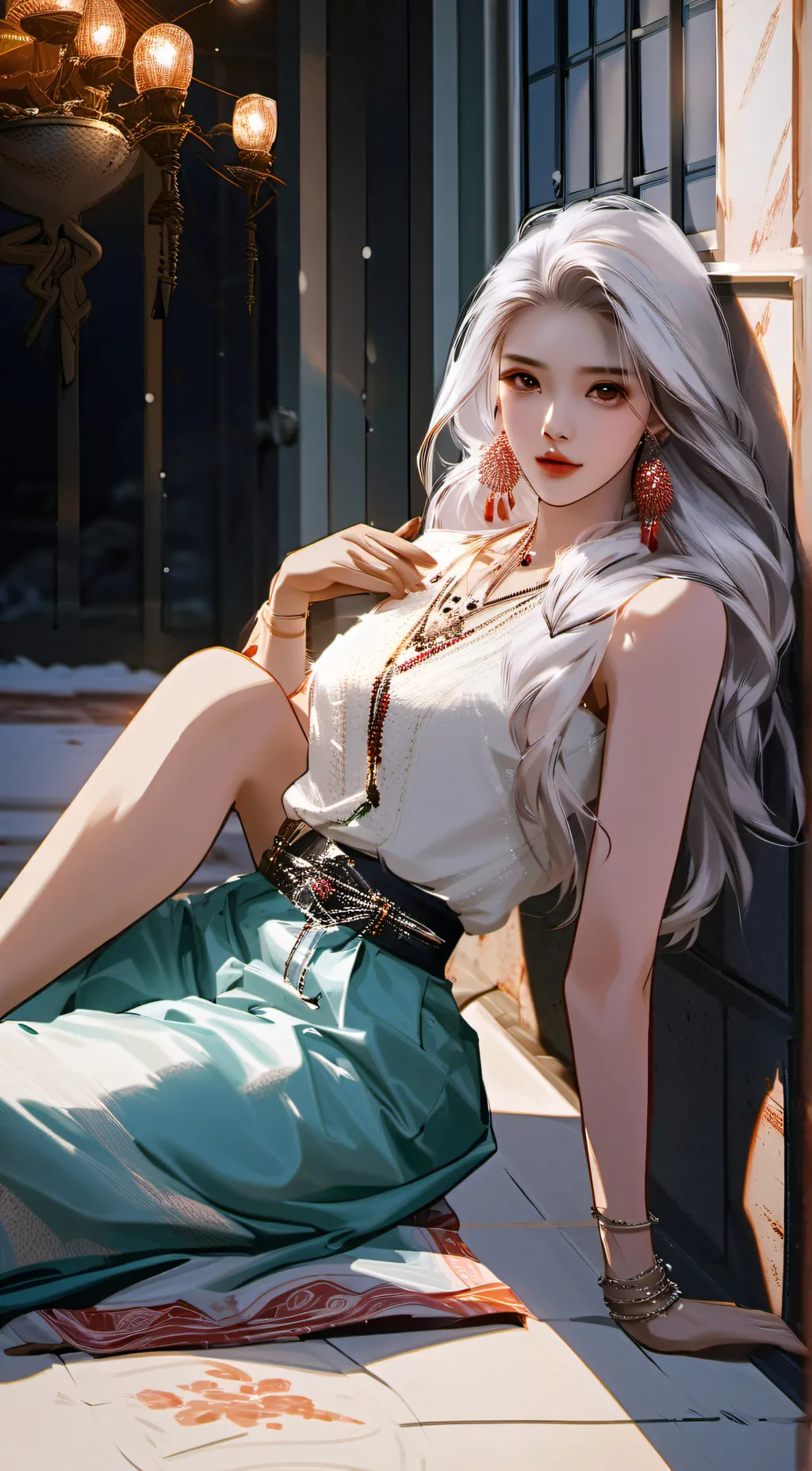 ai character:  MHA - fashion  background