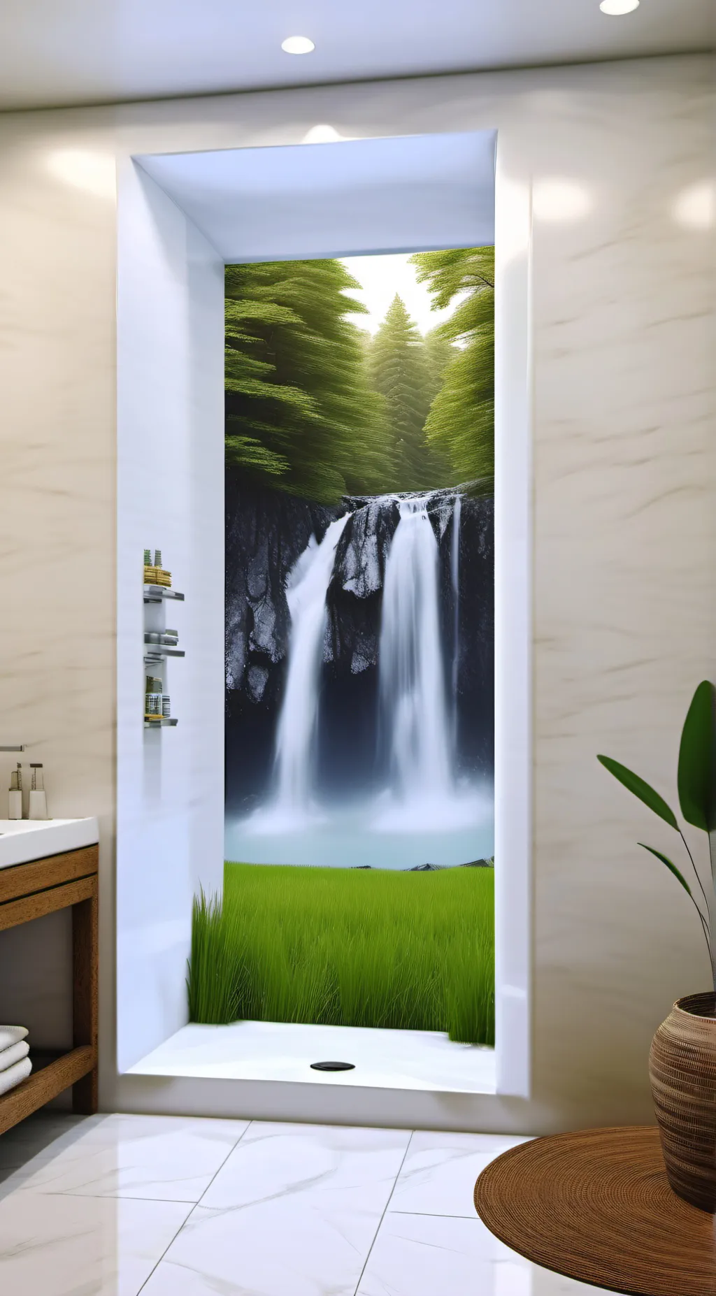 ai character: Grass💀 background