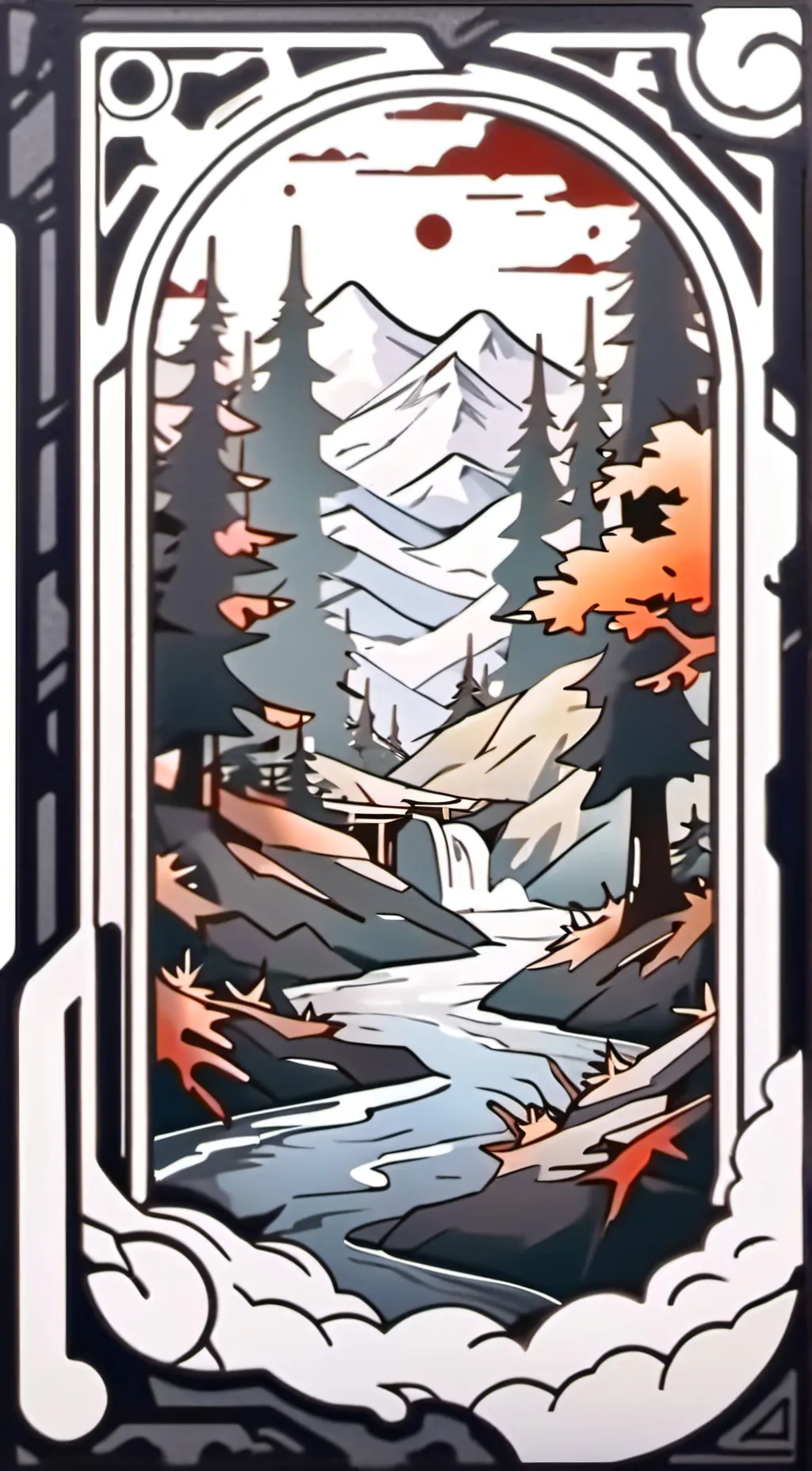 ai character: HH road trip! background