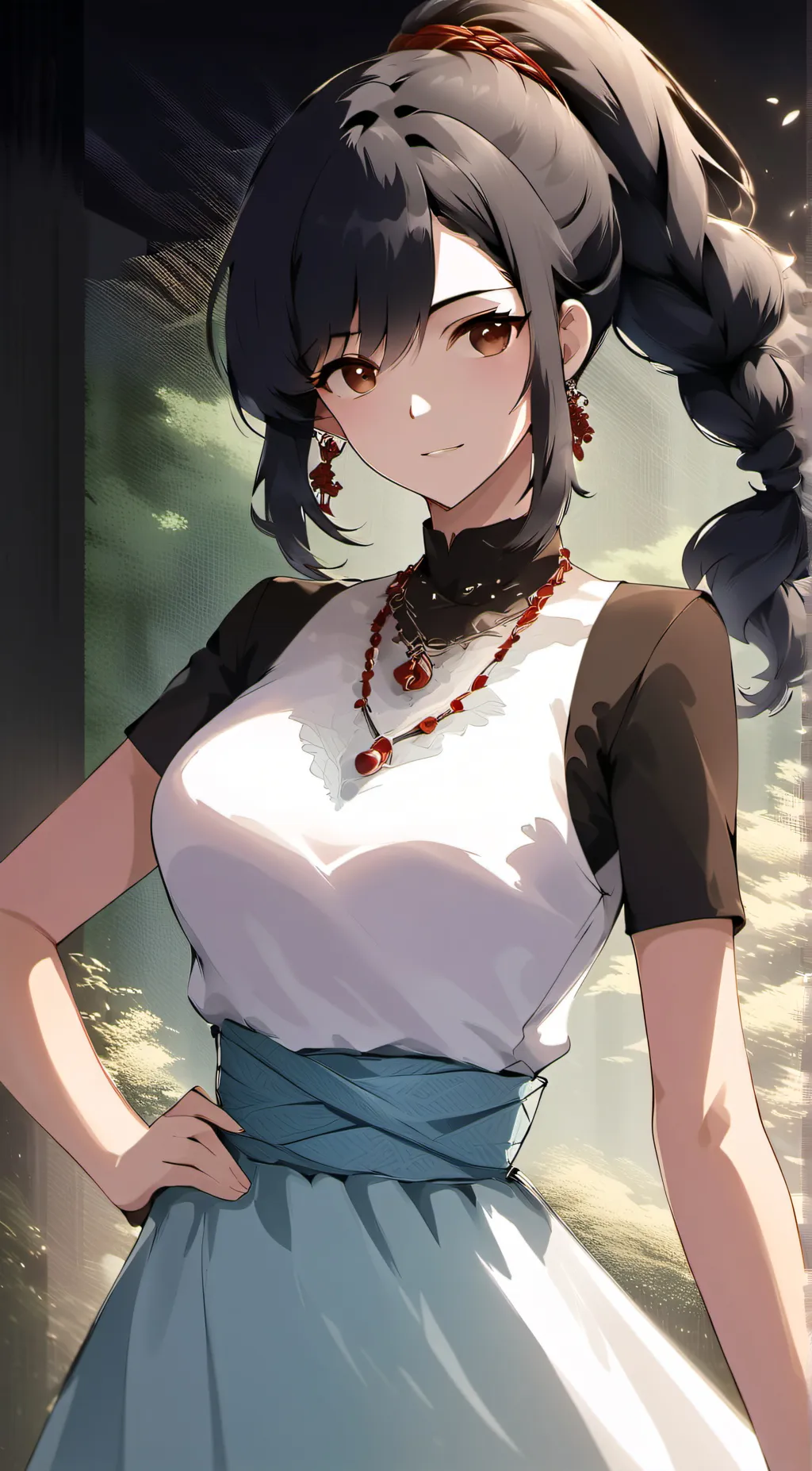 ai character: Maya background