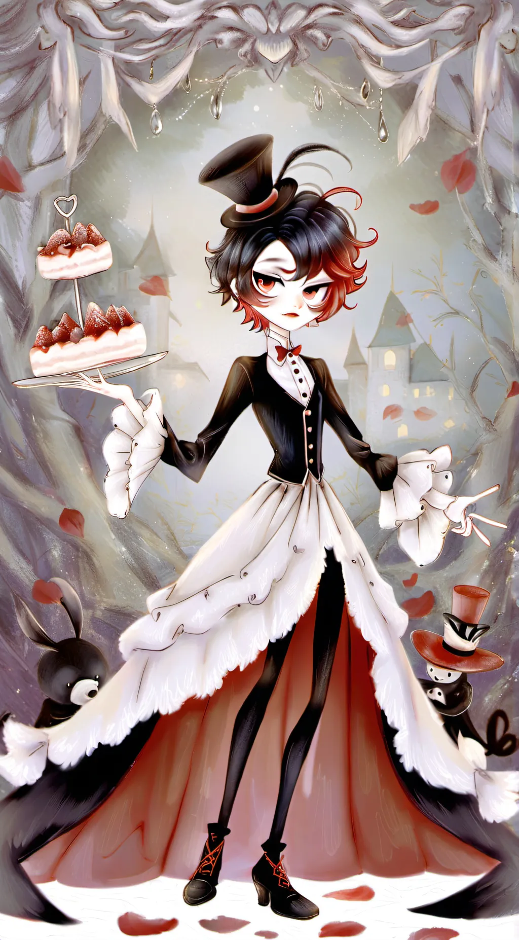 ai character: Val and al and vox background