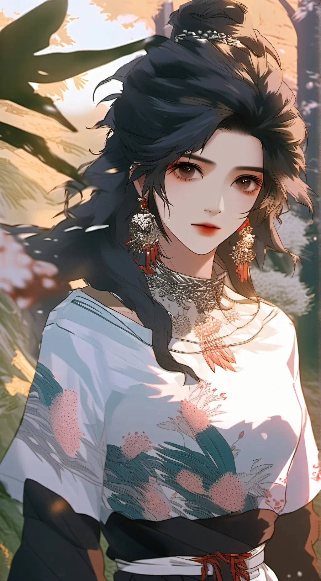 ai character: luna background