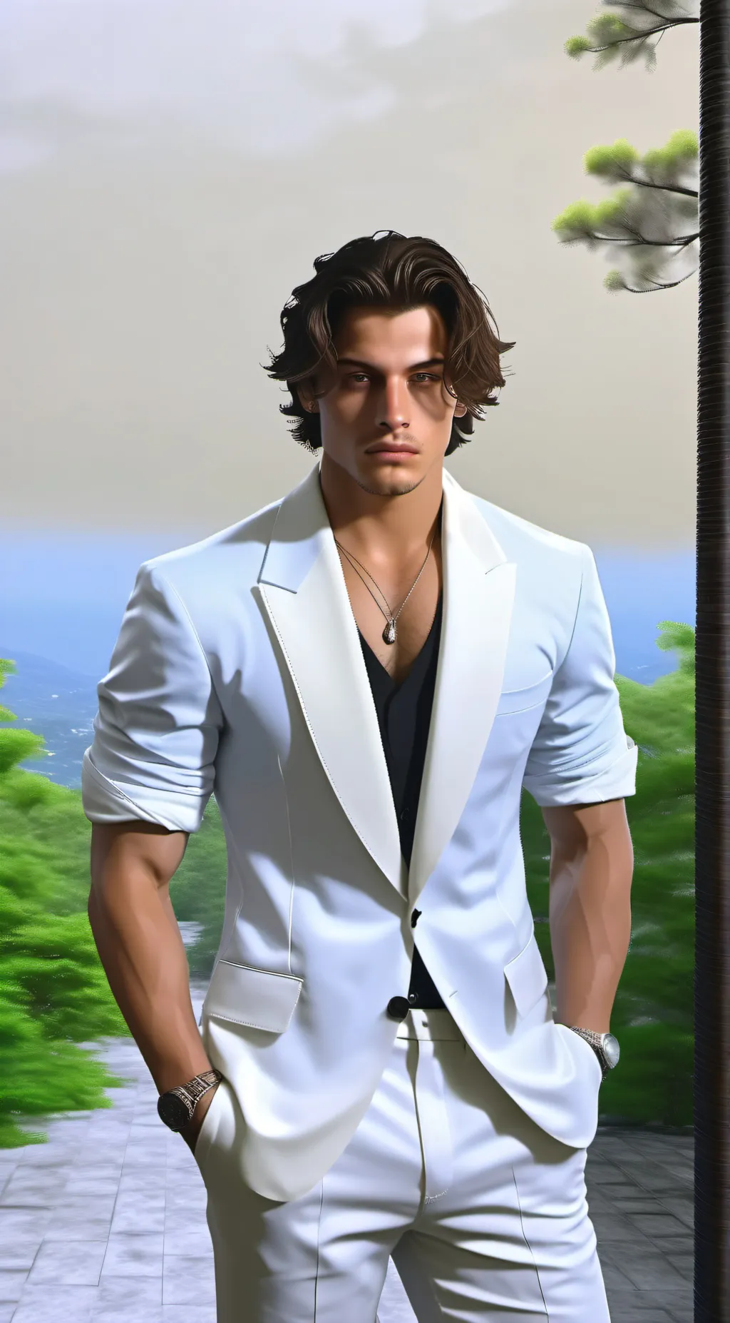 ai character: Frank background