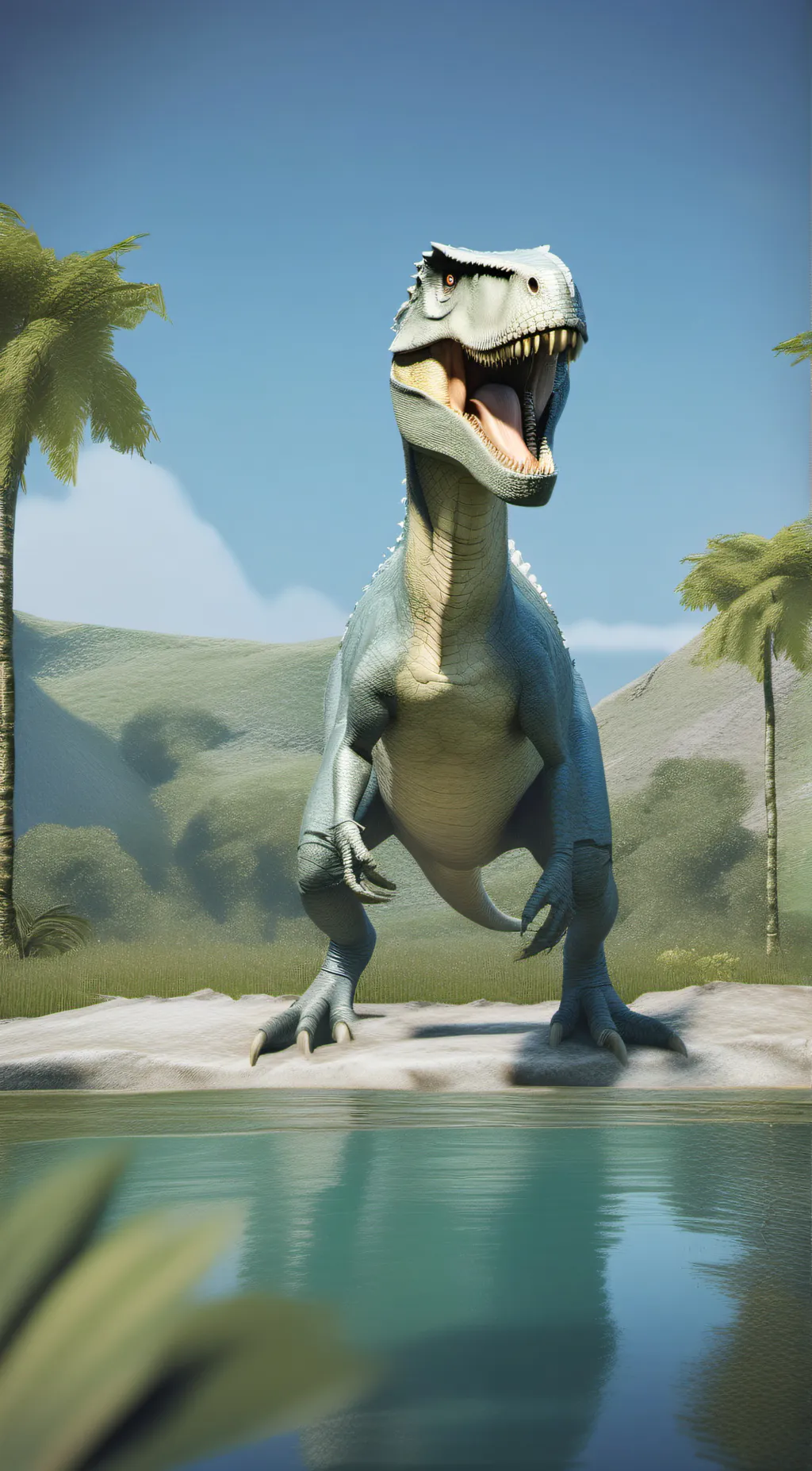 ai character: jurassic period  background