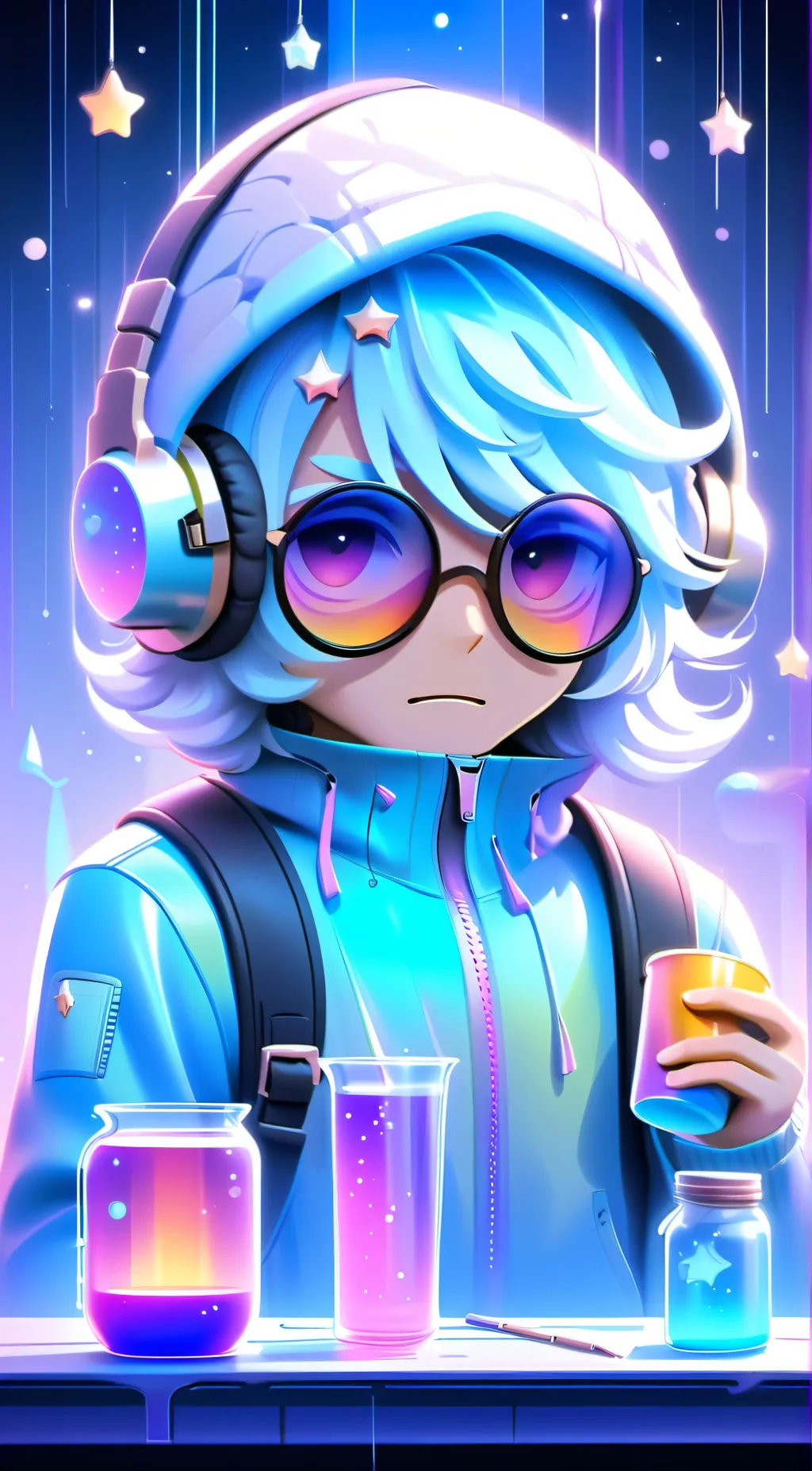 ai character: Princess Emoji background