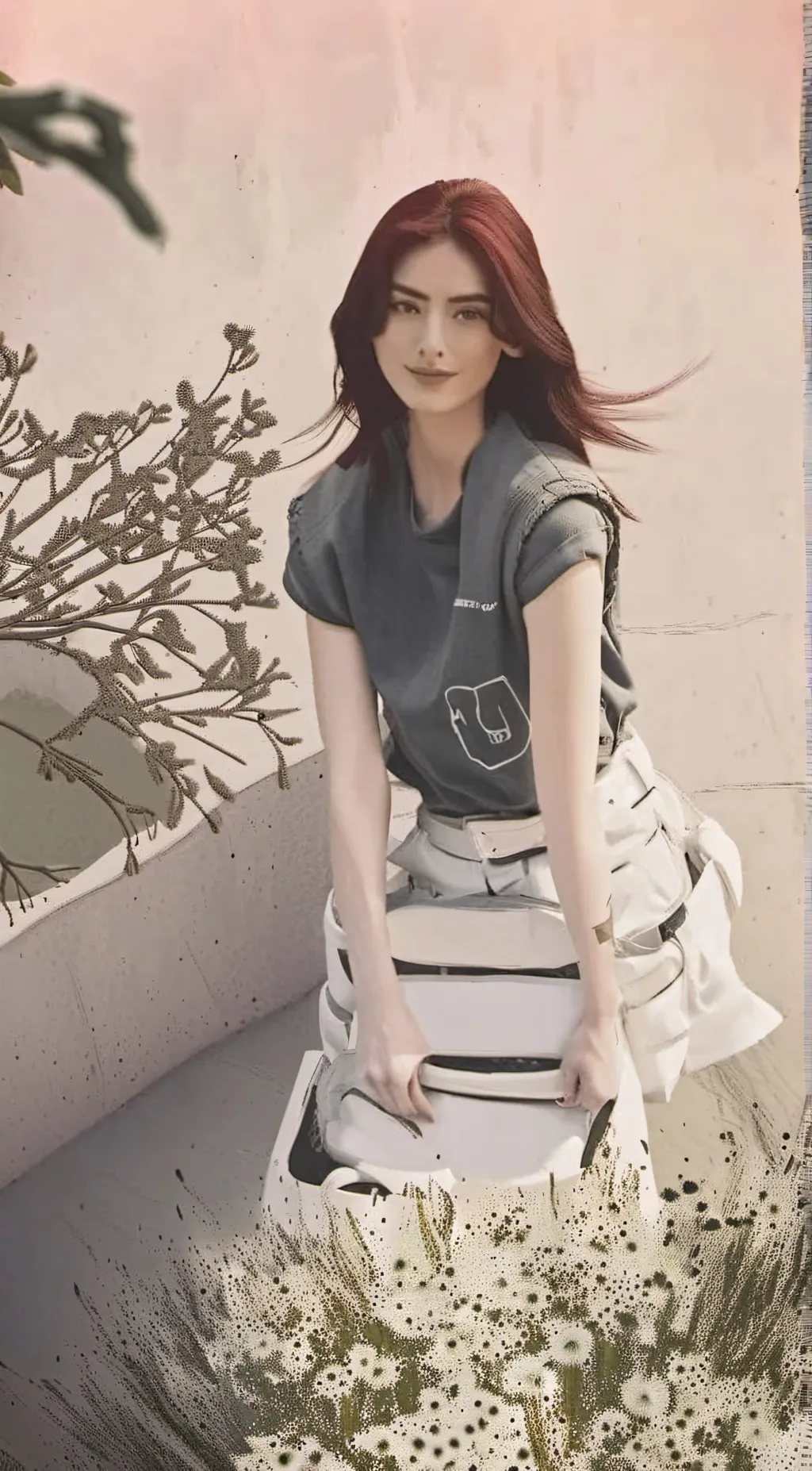 ai character: MIKHA LIM background