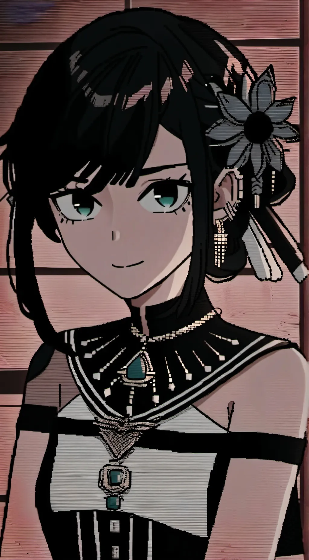 ai character: Luna background