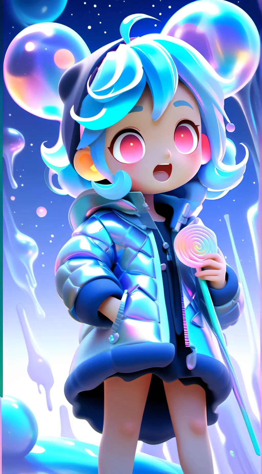 ai character: take this lolipop background