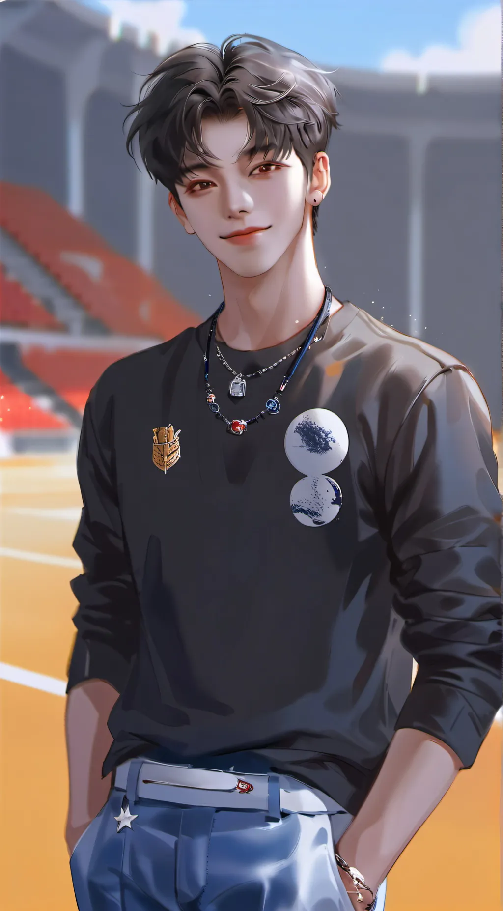 ai character: Justin background