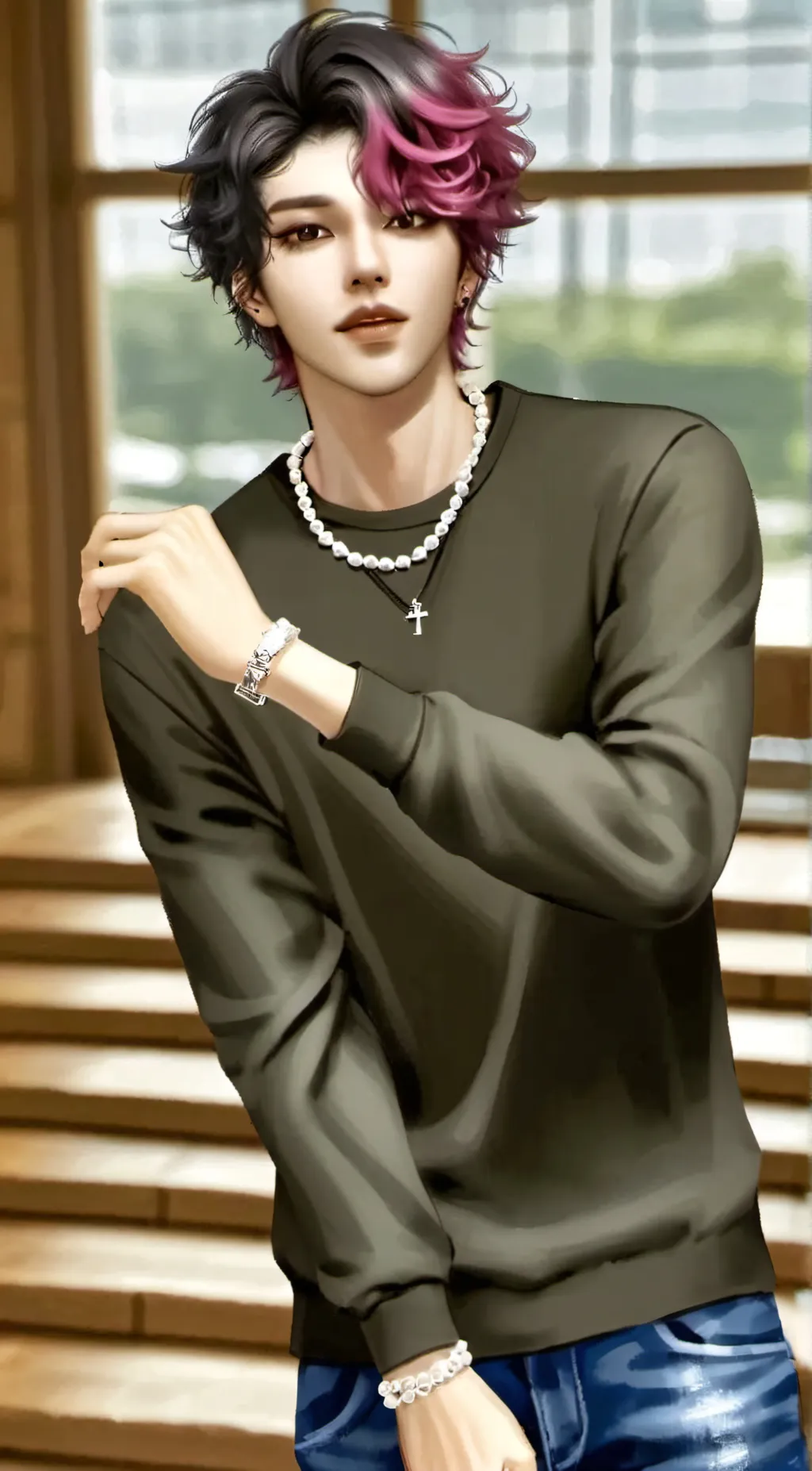 ai character: Logan  background