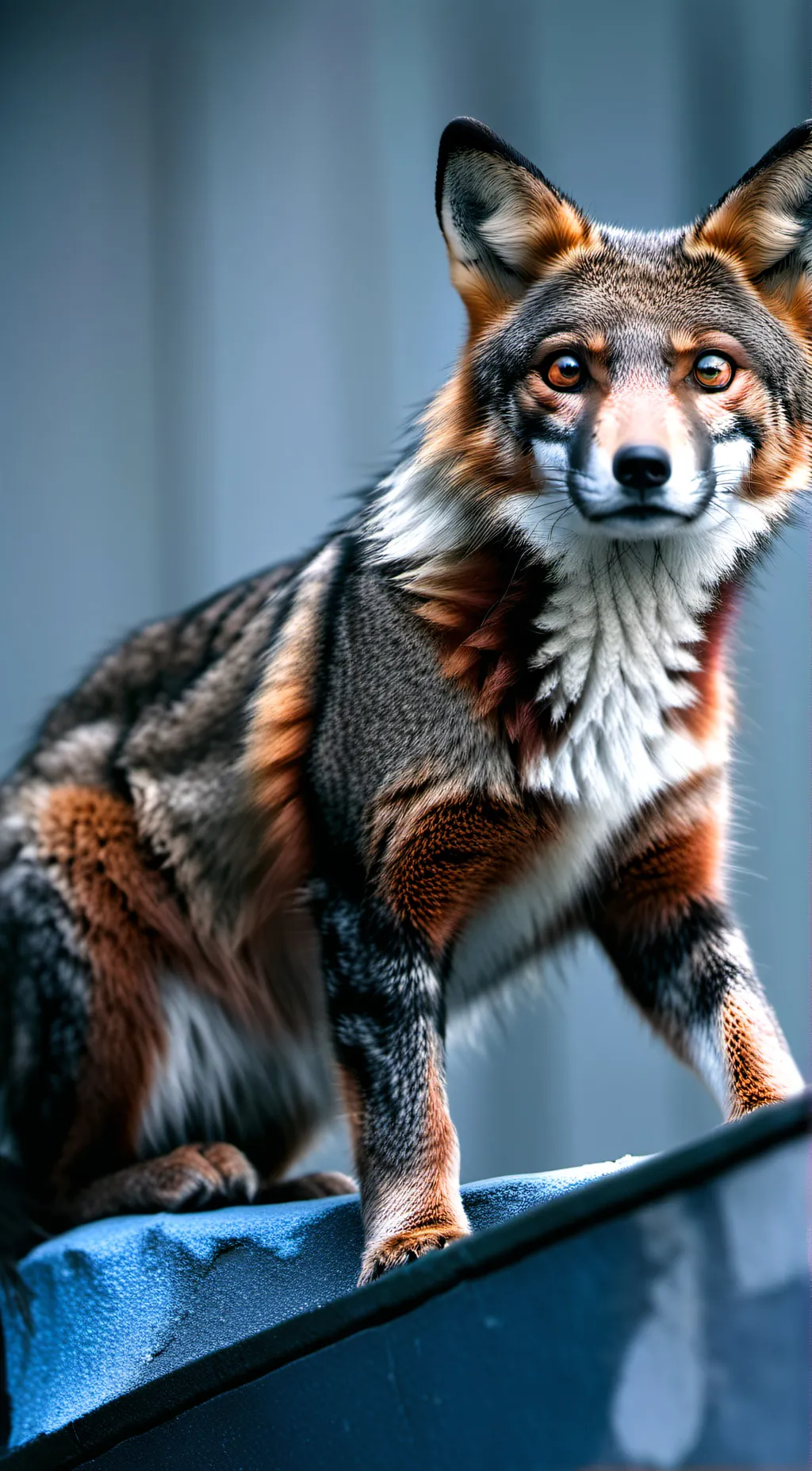 ai character: small fox background