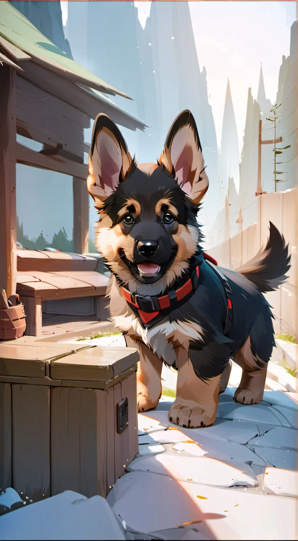 ai character: Gloria background